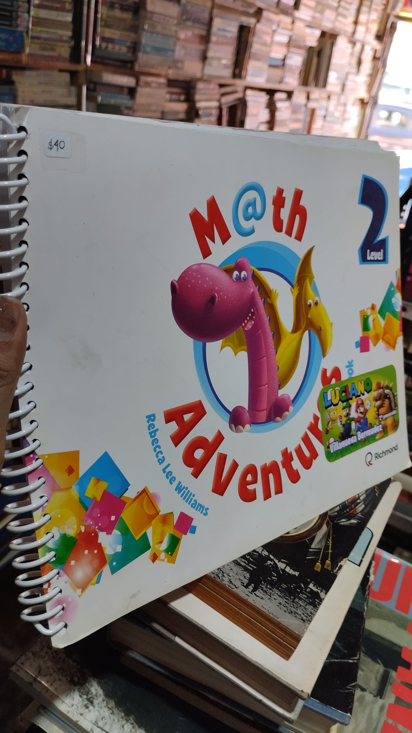 M@TH ADVENTURES POR REBECCA LEE WILLIAMS LIBRO USADO INFANTIL ALDAMA