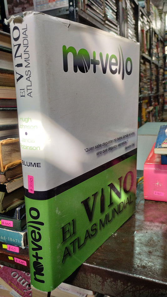 EL VINO ATLAS MUNDIAL POR HUGH JOHNSON LIBRO USADO ARTE ALDAMA