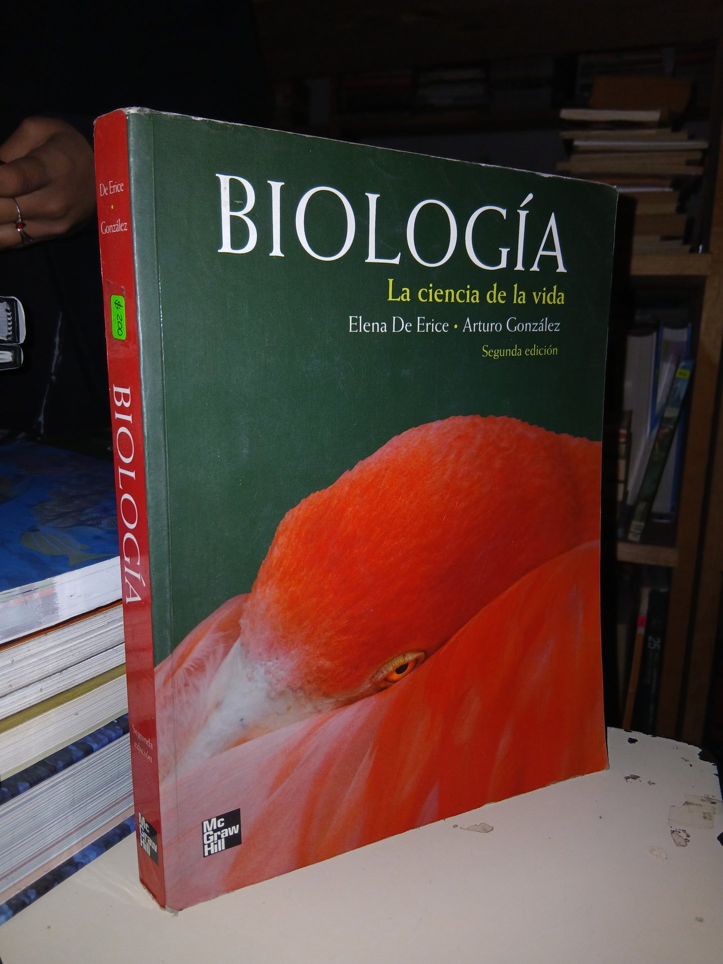 BIOLOGÍA LA CIENCIA DE LA VIDA POR ELENA DE ERICE Y ARTURO GONZÁLEZ USADO BIOLOGÍA LITERARIO 207