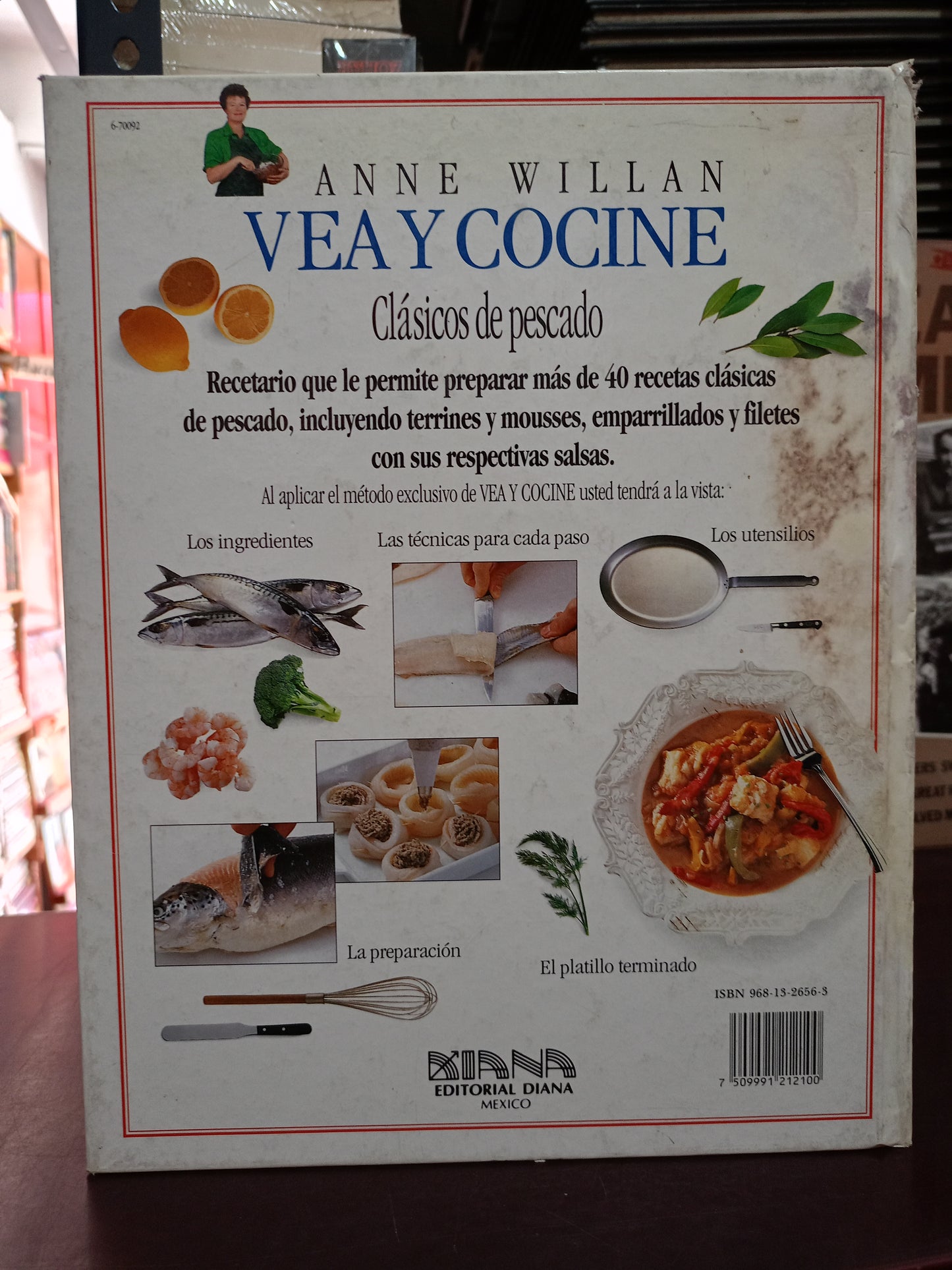 VEA Y COCINE CLÁSICOS DEL PESCADO POR ANNE WILLAN USADO COCINA LITERARIO 305