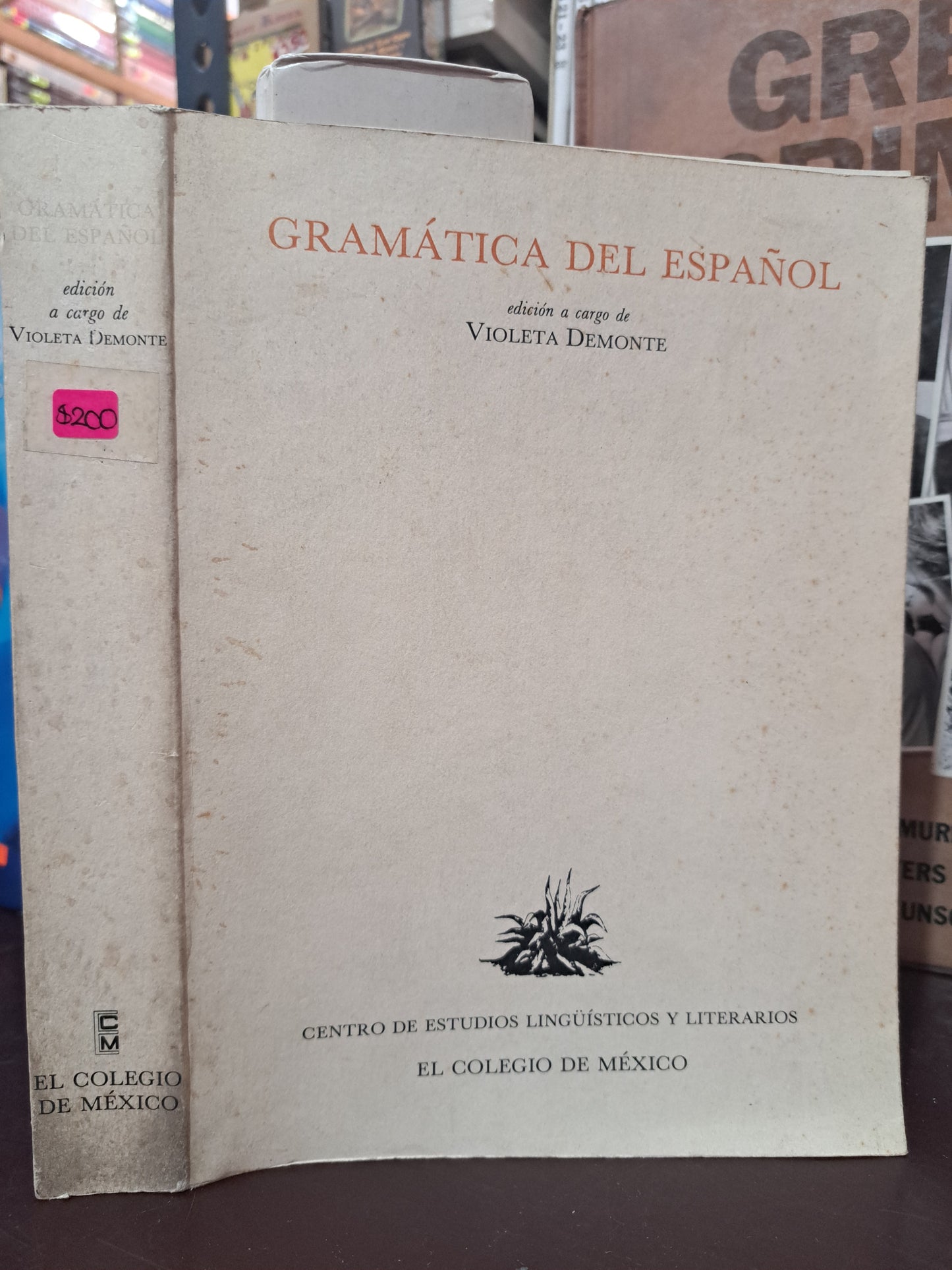 GRAMÁTICA DEL ESPAÑOL EDICIÓN A CARGO DE VIOLETA DEMONTE USADO EDUCACIÓN LITERARIO 305.