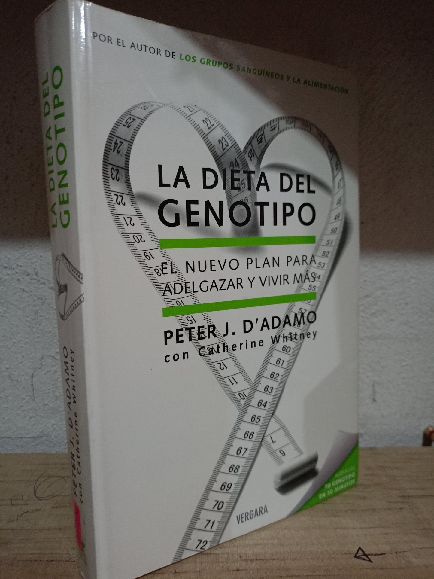 LA DIETA DEL GENOTIPO POR PETER J. DADOMO USADO SALUD LITERARIO 305