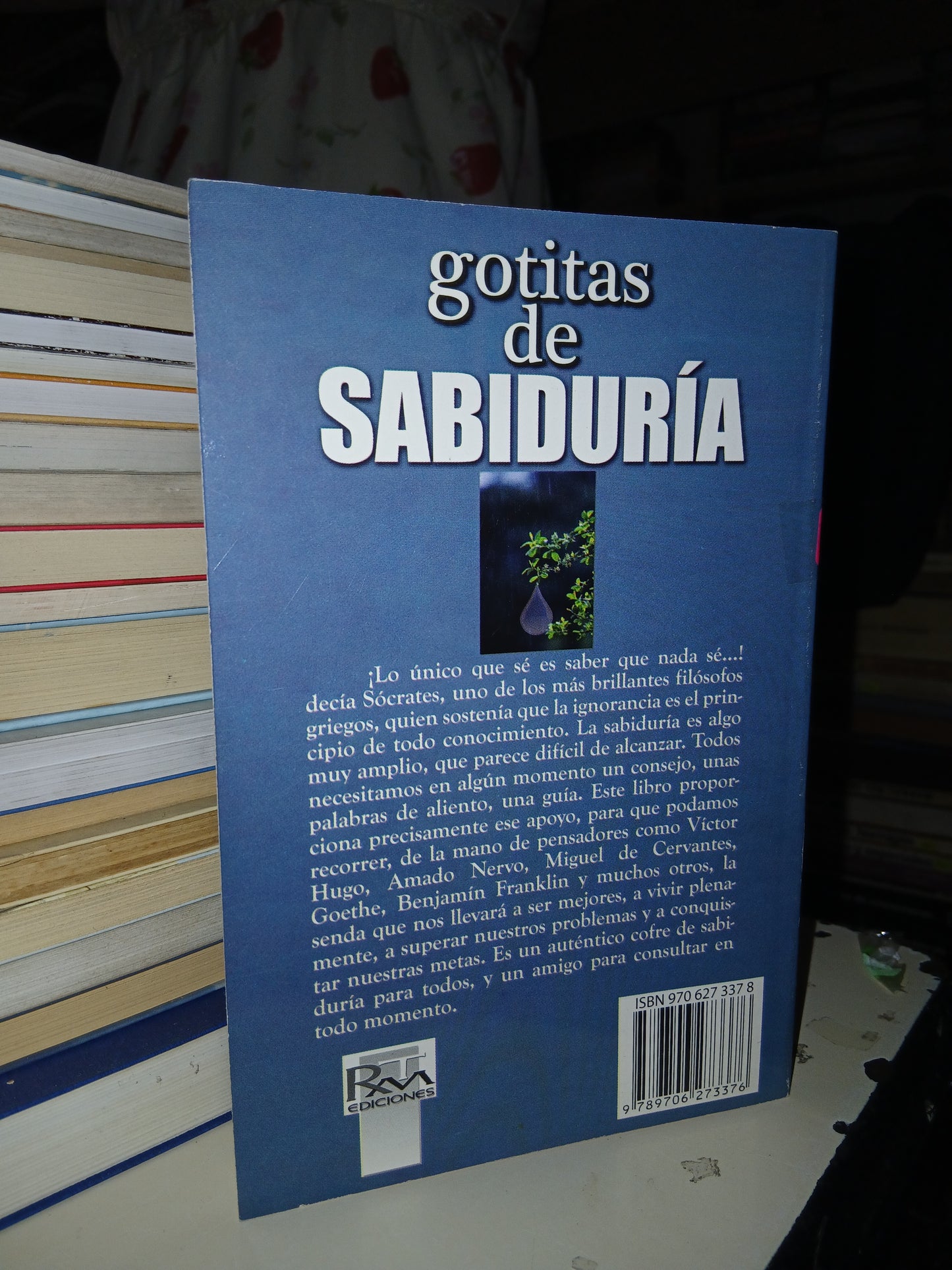 GOTITAS DE SABIDURÍA (VARIOS AUTORES) USADO SUPERACIÓN PERSONAL LITERARIO 207