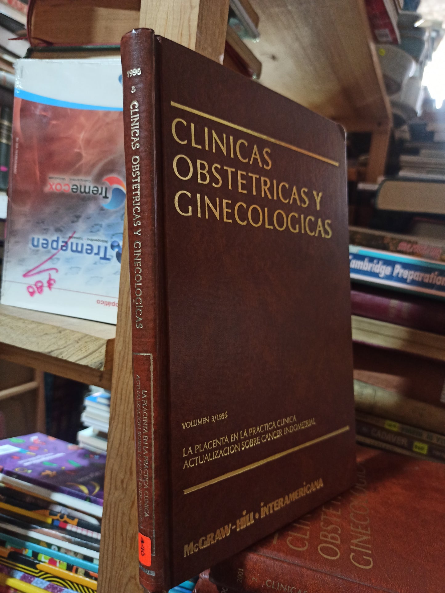 CLINICAS OBSTETRICAS Y GINECOLOGICAS LA PLACENTA EN LA PRACTICA CLINICA POR VARIOS AUTORES USADO SALUD ALDAMA 

BUEN ESTADO PASTA DURA EDICIÓN EN ESPAÑOL EDITORIAL INTERAMERICANA