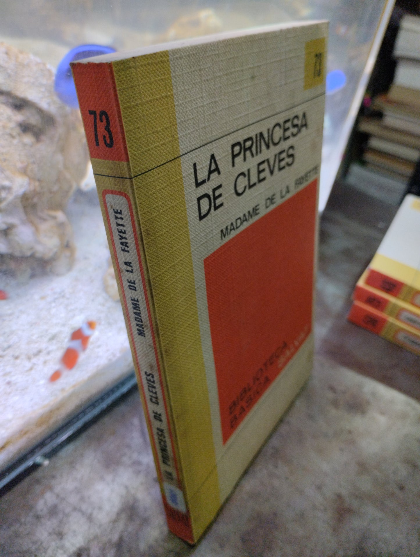 LA PRINCESA DE CLEVES MADAME DE LA FEYETTE USADO NOVELAS ALDAMA