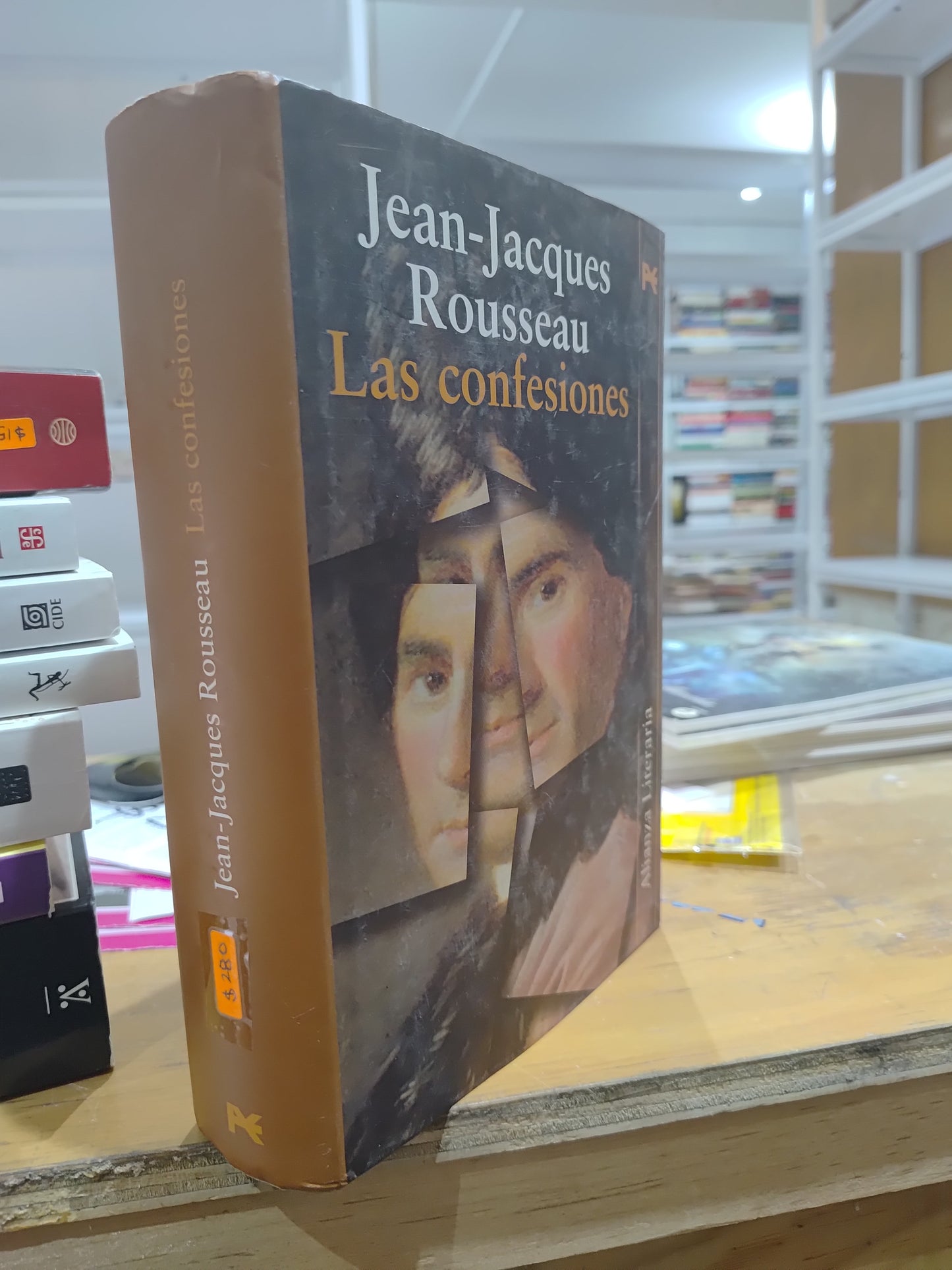 LAS CONFESIONES POR JEAN JACQUES ROUSSEAU USADO NOVELAS JUAREZ 515