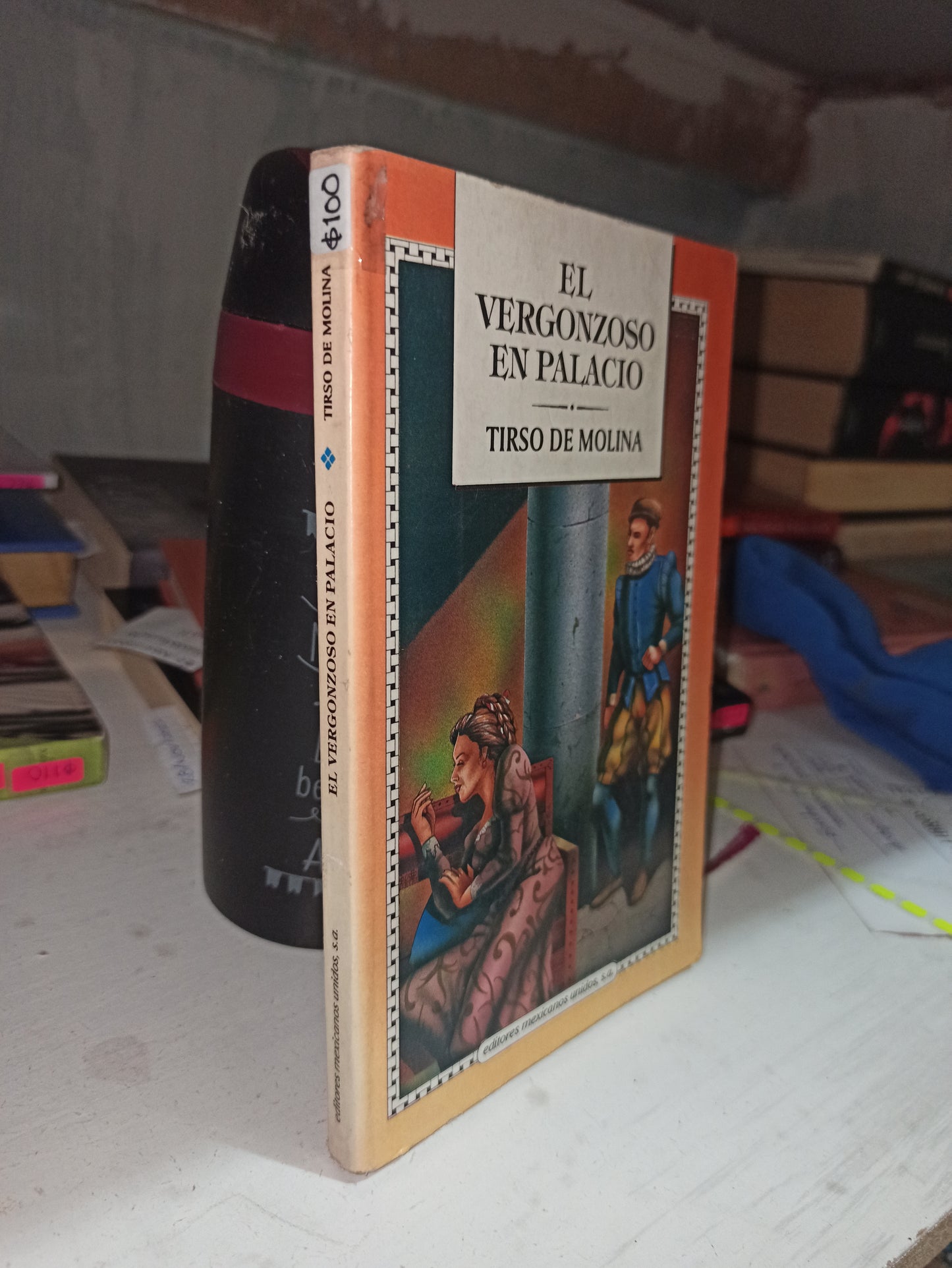 EL VERGONZOSO EN PALACIO POR TIRSO DE MOLINA USADO NOVELAS JUÁREZ