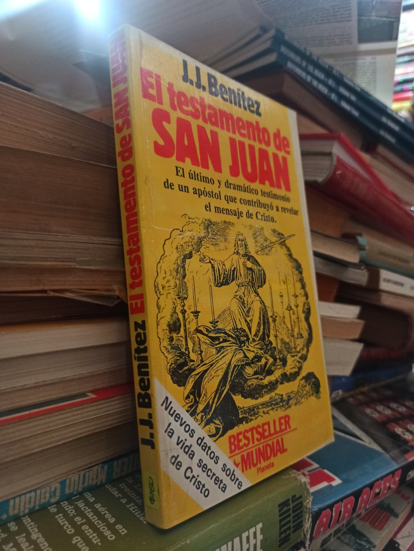 EL TESTAMENTO DE SAN JUAN POR J.J. BENÍTEZ USADO NOVELAS ALDAMA