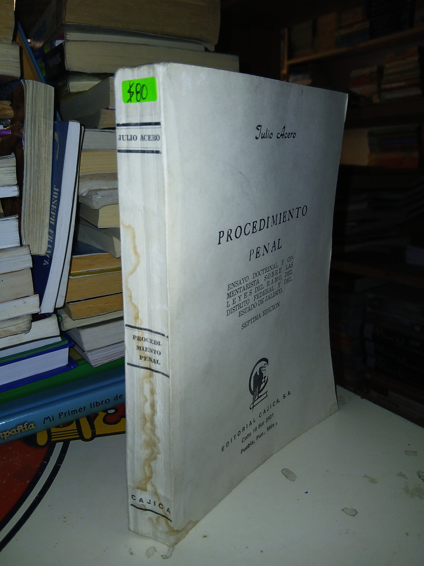 PROCEDIMIENTO PENAL POR JULIO ACERO USADO DERECHO LITERARIO 207