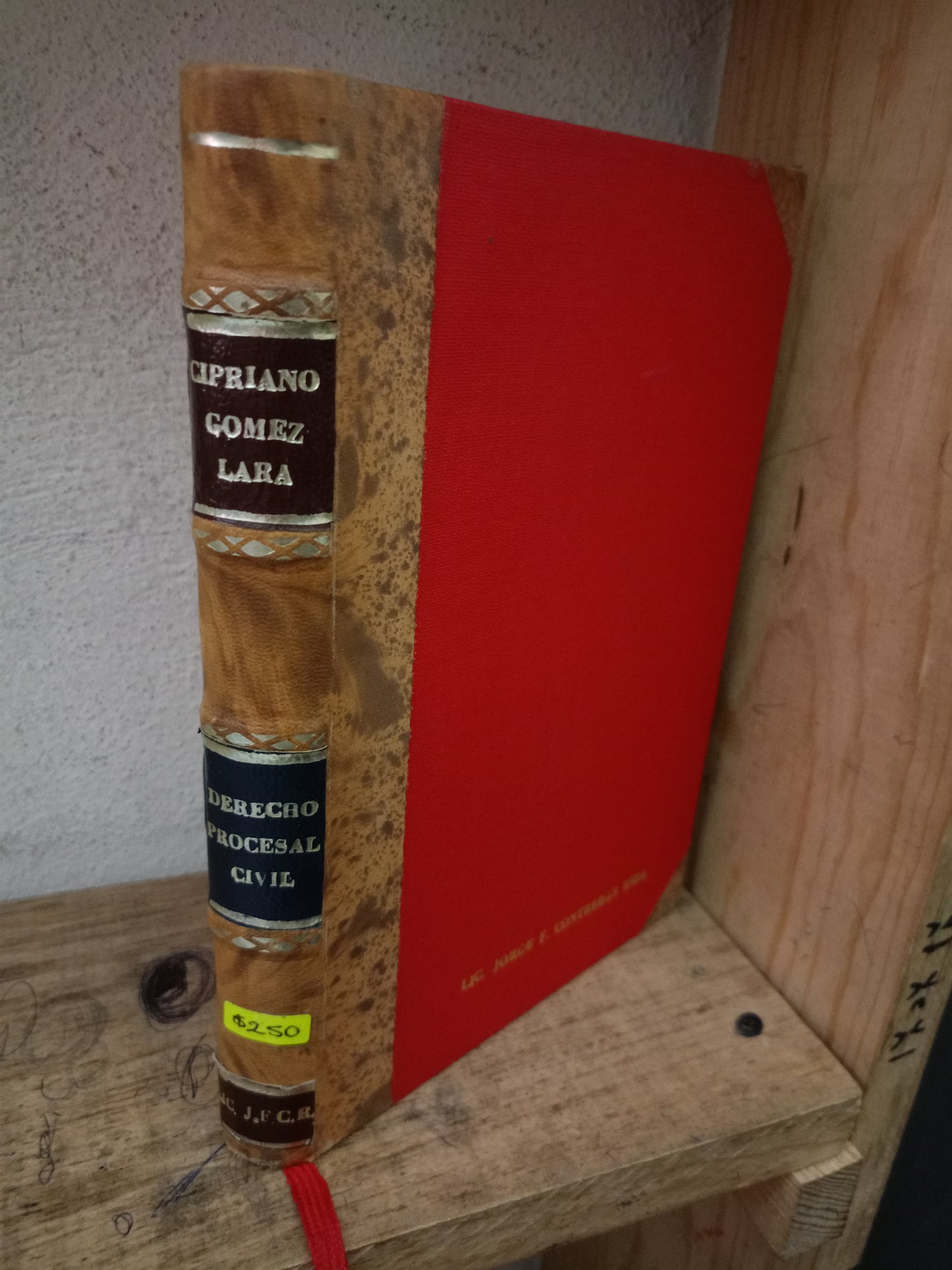 DERECHO PROCESAL CIVIL POR CIPRIANO GÓMEZ LARA USADO DERECHO LITERARIO 305