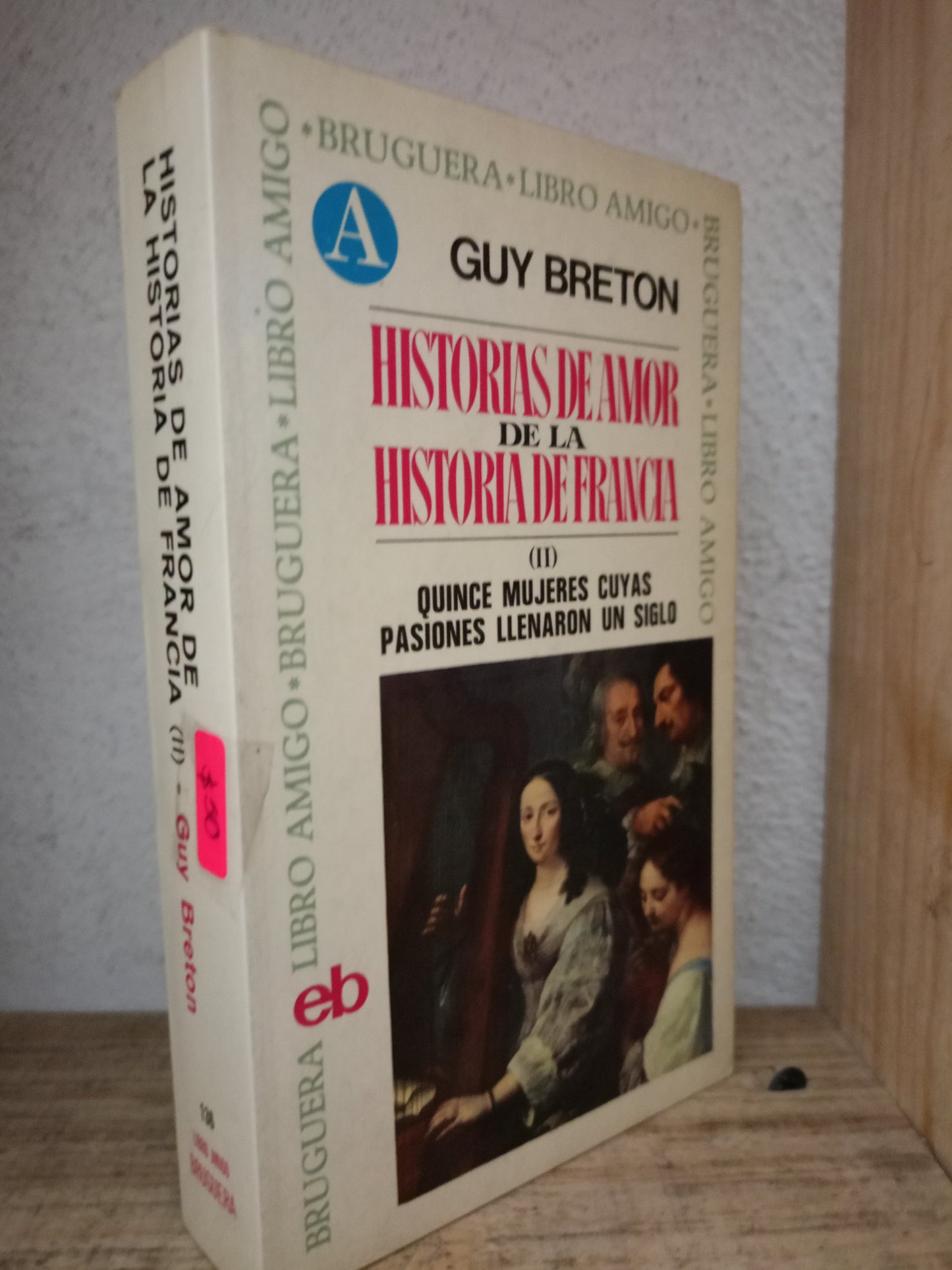 HISTORIAS DE AMOR DE LA HISTORIA DE FRANCIA GUY BRETON USADO NOVELA LITERARIA 305