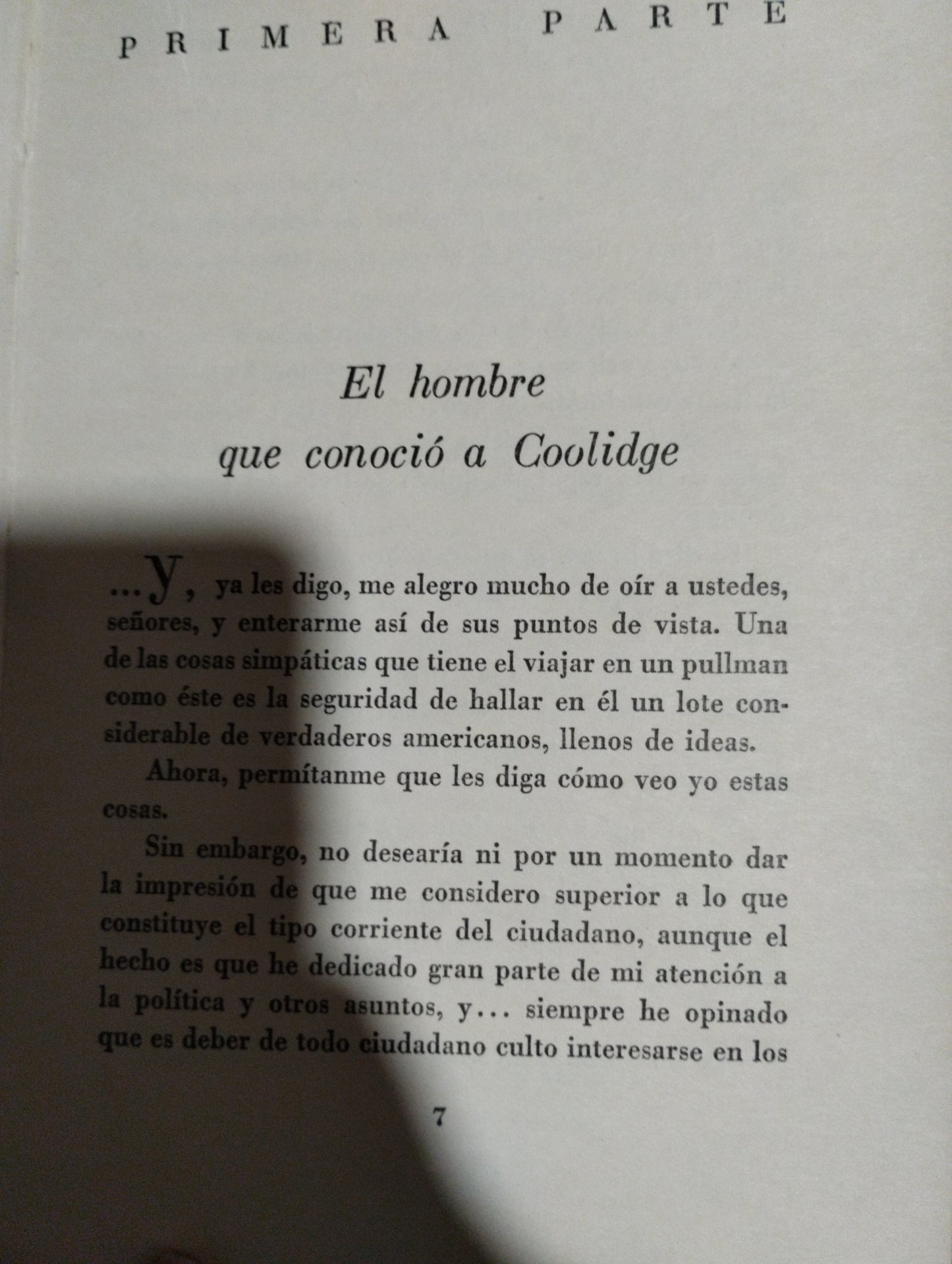 EL HOMBRE QUE CONOCIO A COOLIDGE USADO NOVELAS ALDAMA