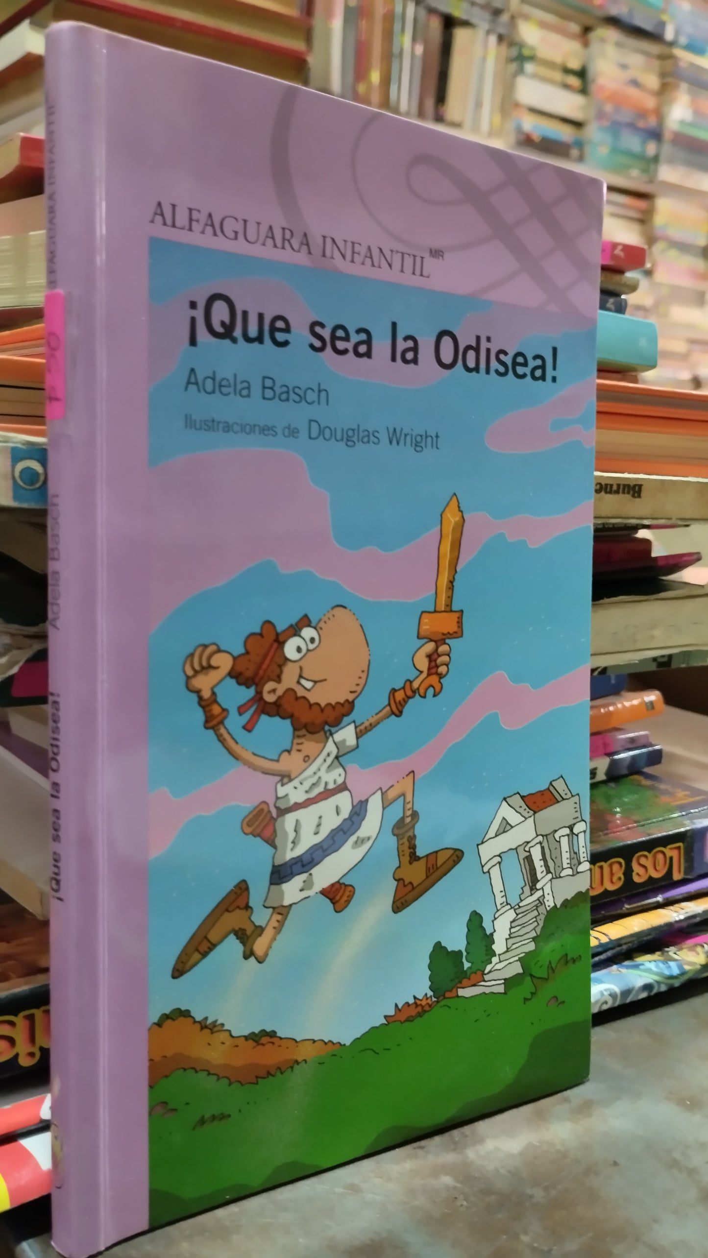 QUE SEA LA ODISEA POR ADELA BASCH LIBRO USADO INFANTIL ALDAMA
