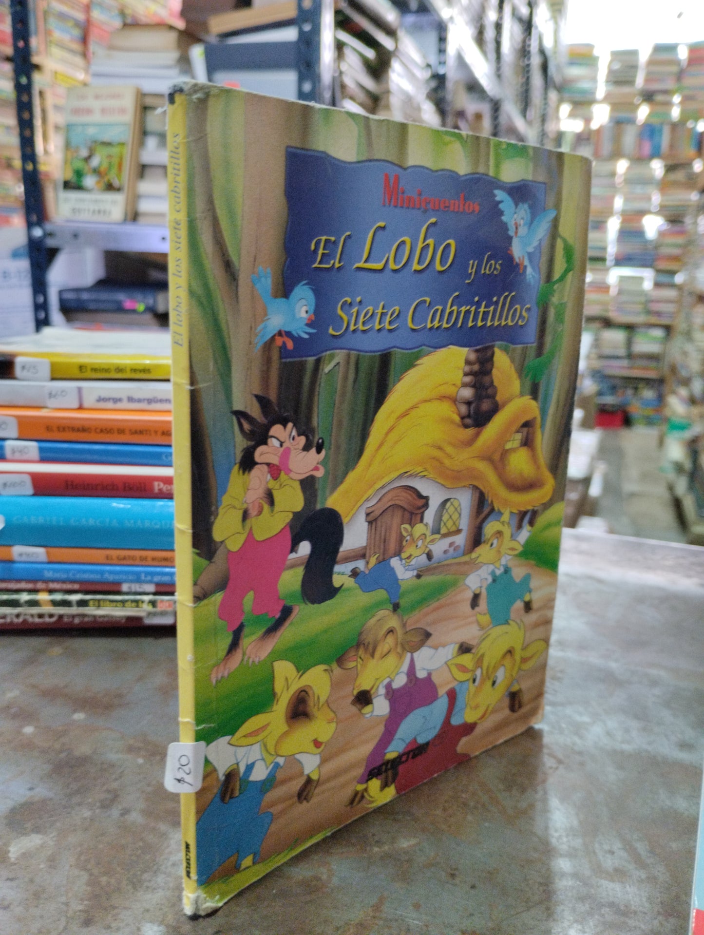 EL LOBO Y LOS SIETE CABRITILLOS USADO INFANTIL ALDAMA