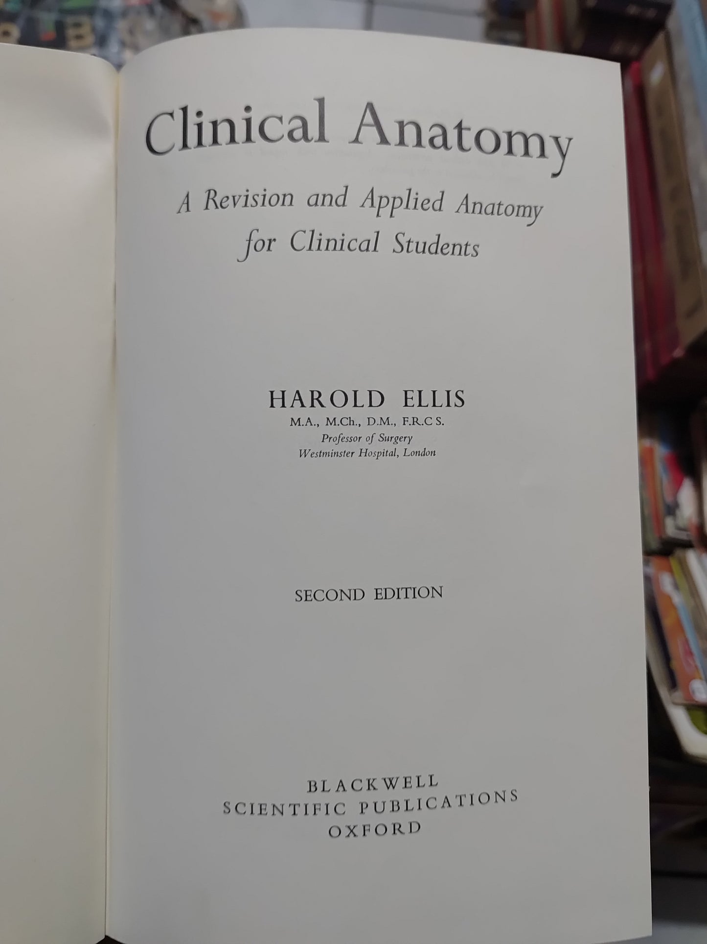 CLINICAL ANATOMY POR HAROLD ELIS USADO SALUD JUAREZ