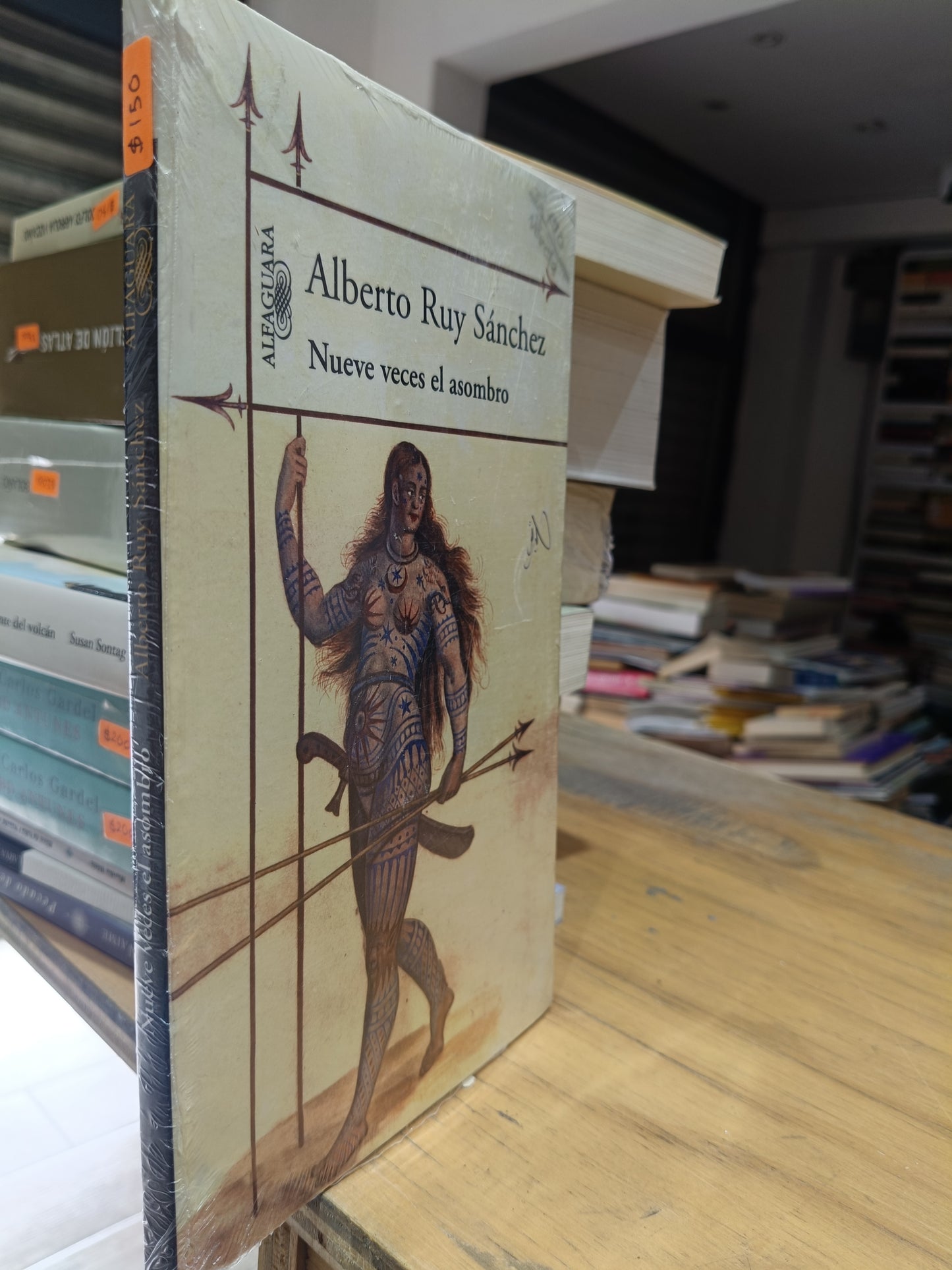 NUEVE VECES EL ASOMBRO POR ALBERTO RUY SANCHEZ USADO NOVELA JUAREZ 515