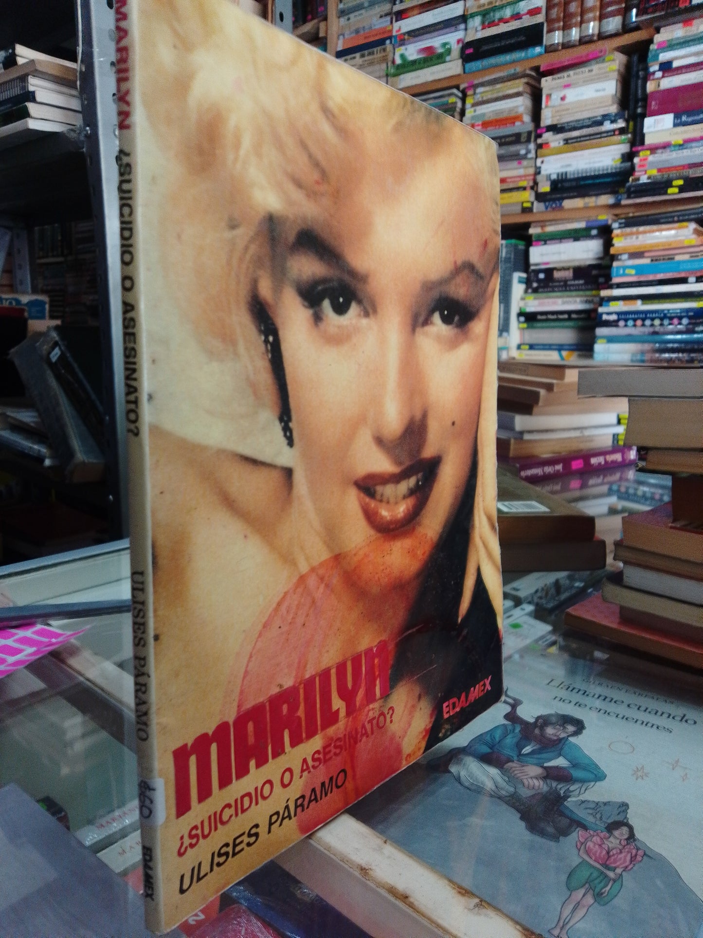 MARILYN SUICIDIO O ASESINATO POR ULISES PARAMO USADO NOVELA JUÁREZ