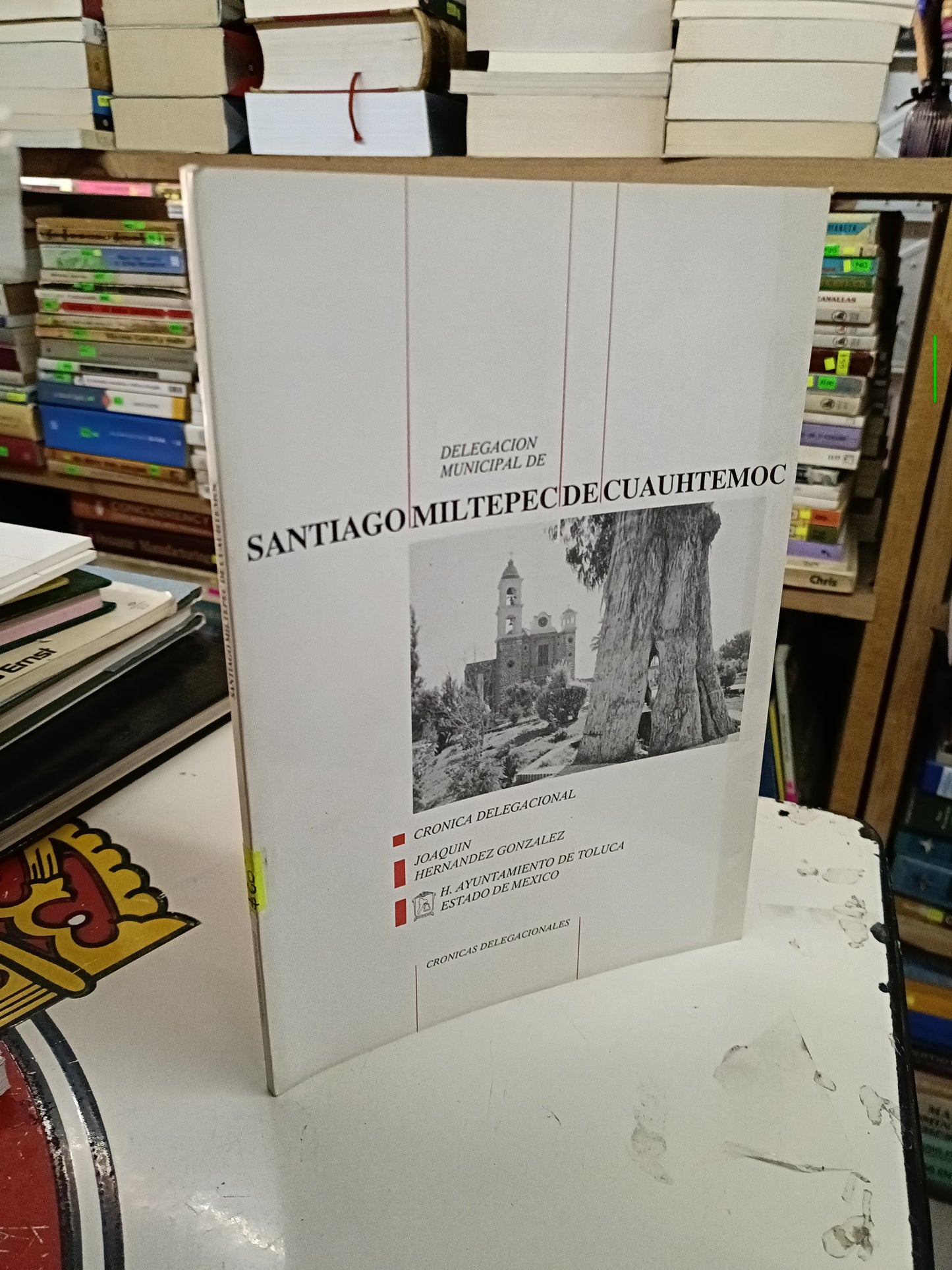SANTIAGO MILTEPEC DE CUAUHTEMOC POR JOAQUÍN HERNÁNDEZ GONZÁLEZ USADO HISTORIA LITERARIO 207