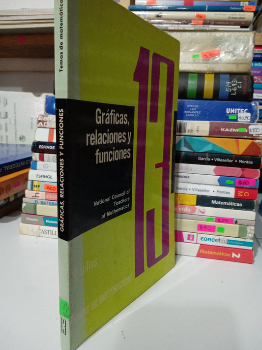 GRAFICAS RELACIONES Y FUNCIONES POR AUTORES VARIOS USADO MATEMÁTICAS JUÁREZ