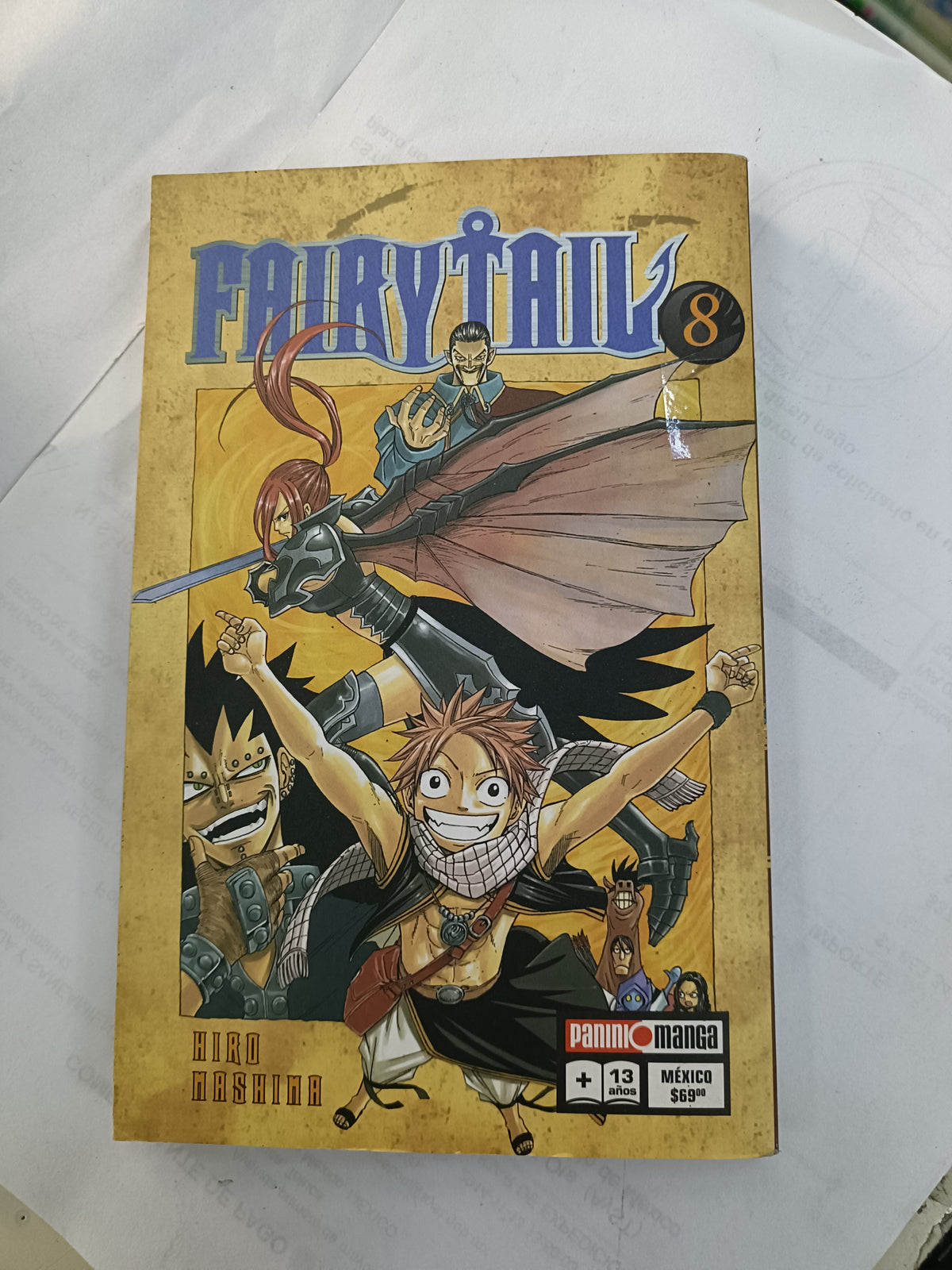 FAIRYTAIL 8 POR HIRO MASHIMA MANGA USADO NOVELA LITERARIO 207