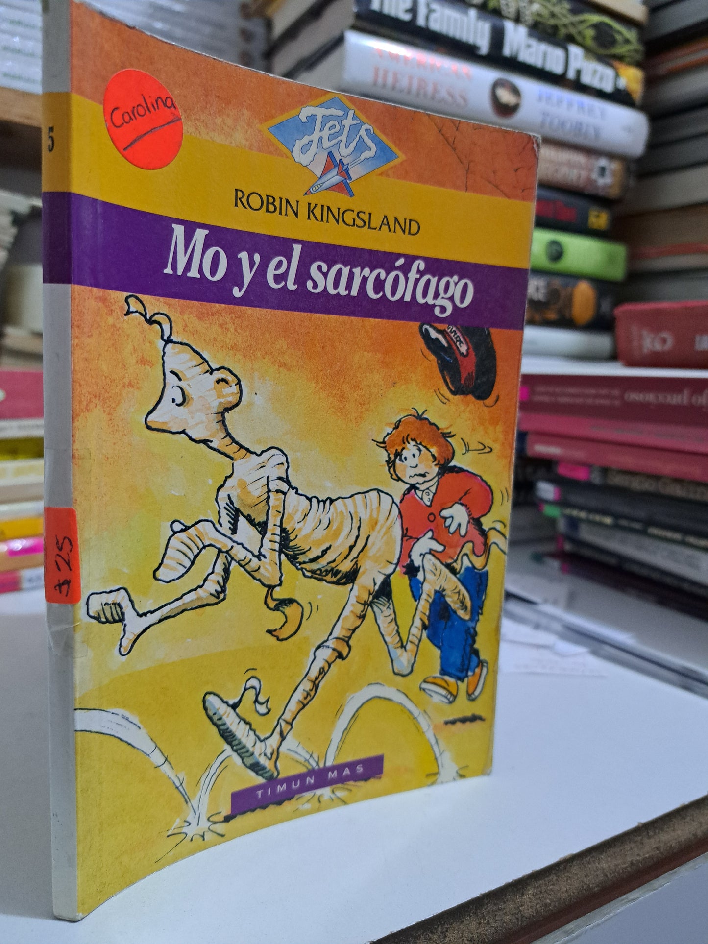 MO Y EL SARCÓFAGO ROBIN KINGSLAND USADO NOVELA JUÁREZ