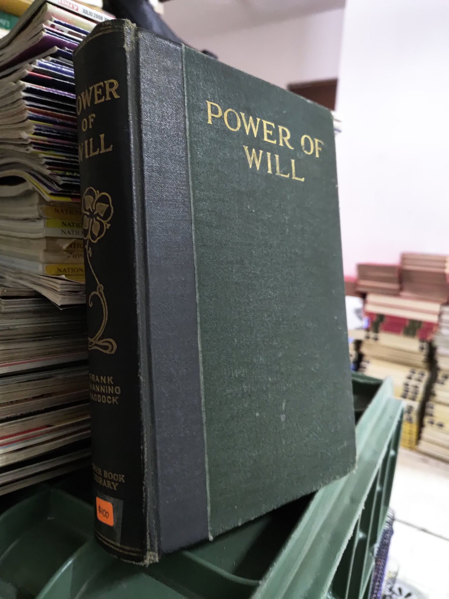 POWER OF WILL POR FRANK CANNING HADDOCK USADO IDIOMAS JUAREZ 515