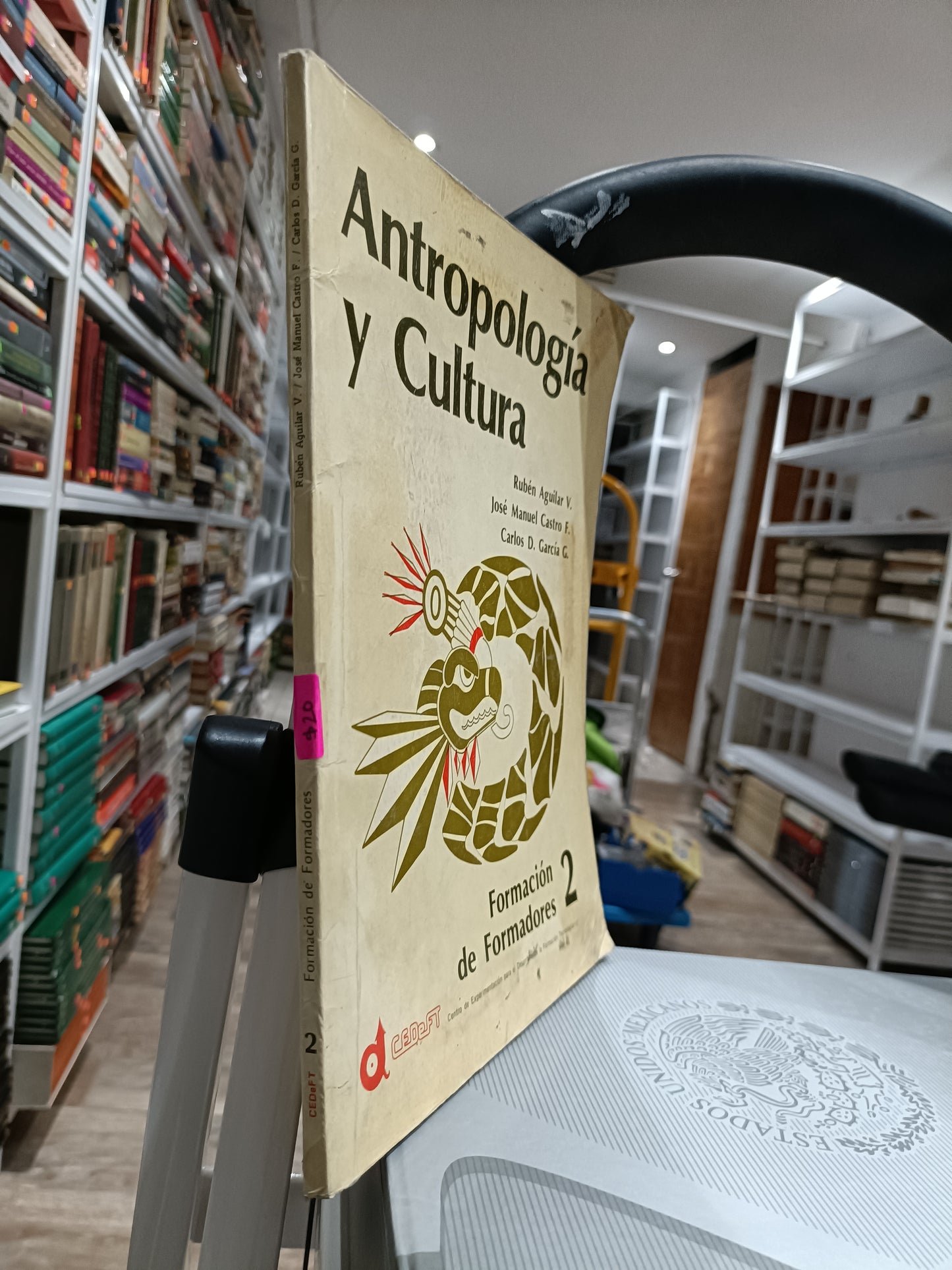 ANTROPOLOGIA Y CULTURA POR RUBEN AGUILAR V JOSE MANUEL CASTRO Y CARLOS D GARCIA FORMACION DE FORMADORES 2 USADO HISTORIA JUAREZ 515