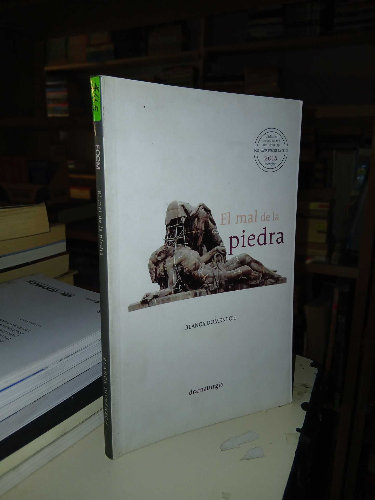 EL MAL DE LA PIEDRA POR BLANCA DOMÉNECH USADO TEATRO LITERARIO 207
