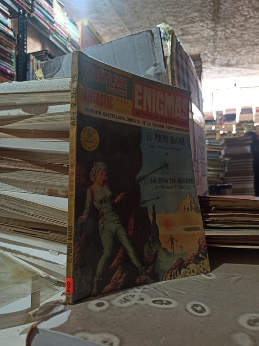 STARLING STORIES PULPO RADAR Y LA EVA DE MARTE POR MURRAY LEINSTER Y ROBERT F. YOUNG USADO ANTIGUOS ALDAMA