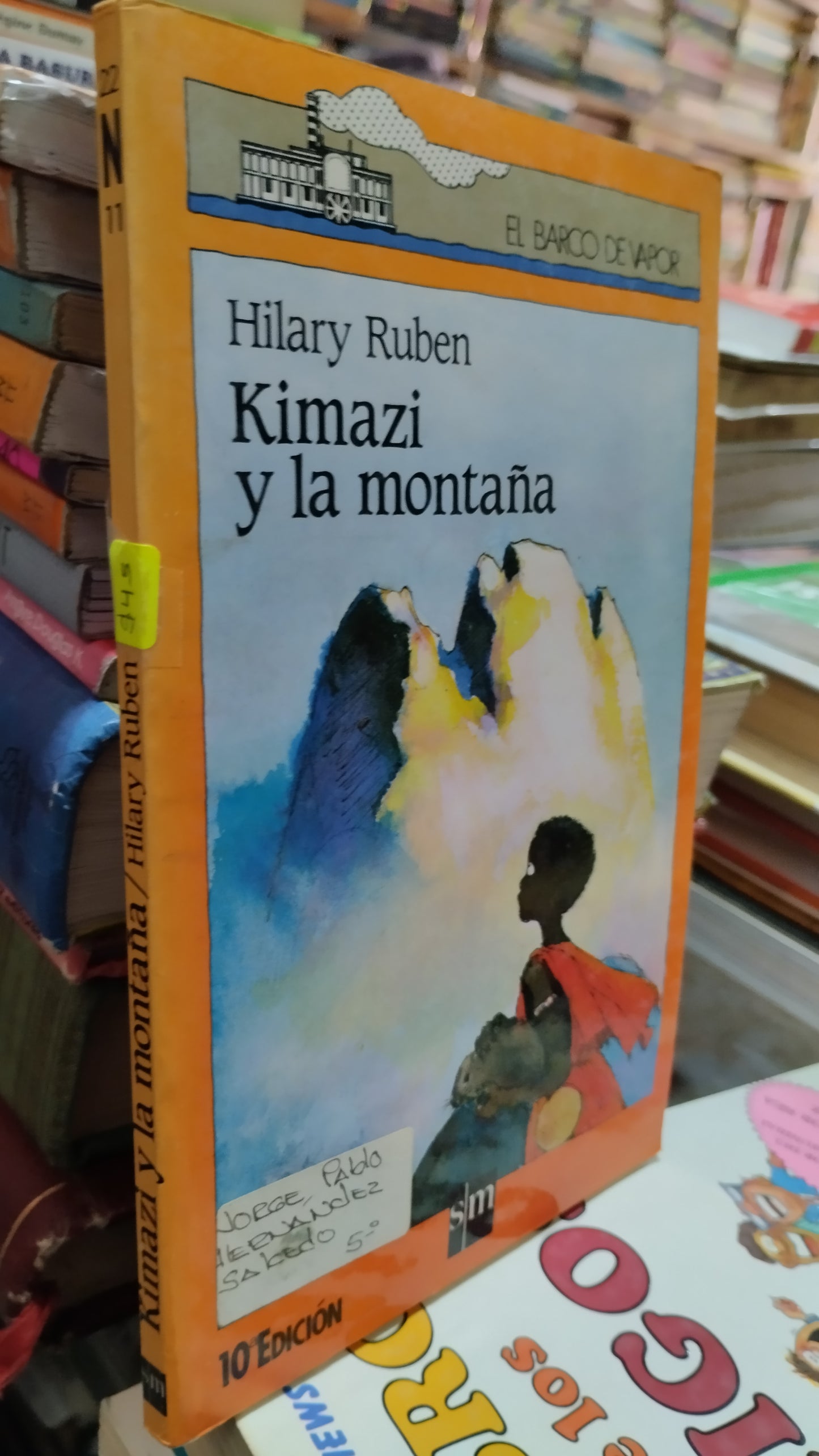 KIMAZI Y LA MONTAÑA POR HILARY RUBEN LIBRO USADO INFANTIL ALDAMA