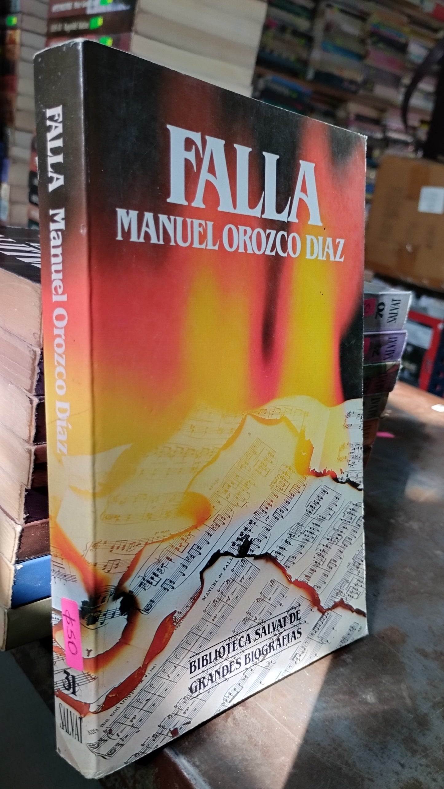 FALLA POR MANUEL OROZCO DIAZ LIBRO USADO HISTORIA ALDAMA