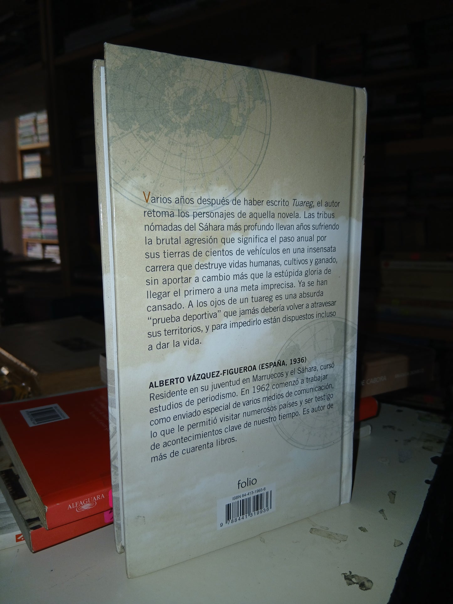 LOS OJOS DE TUAREG POR ALBERTO VÁZQUEZ-FIGUEROA USADO NOVELA LITERARIO 207