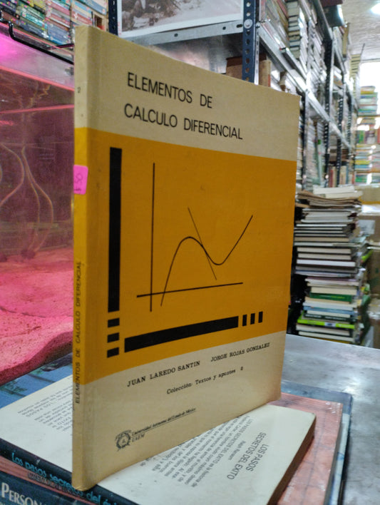 ELEMENTOS DE CALCULO DIFERENCIAL POR JUAN LAREDO SANTIN USADO MATEMATICAS ALDAMA