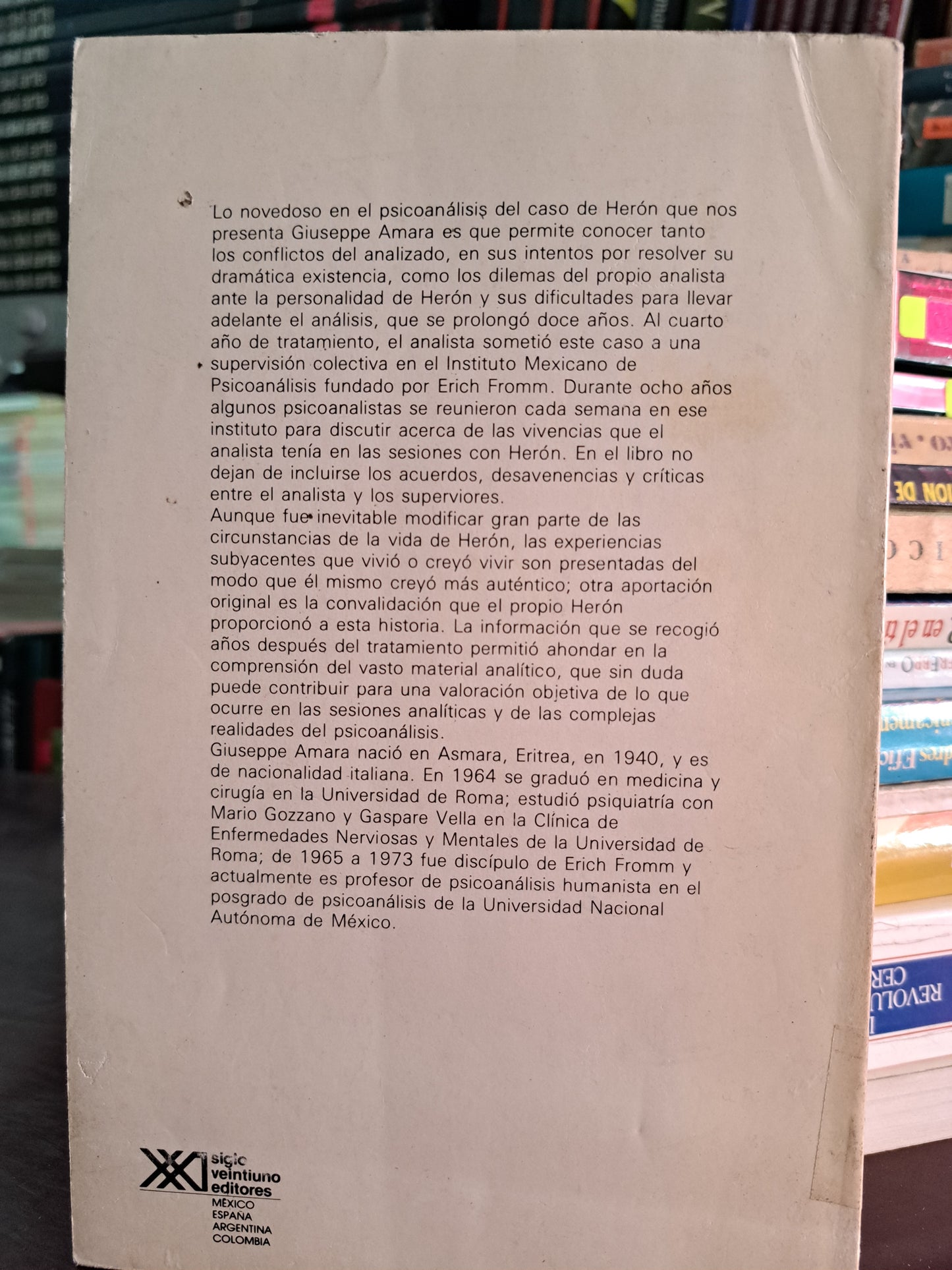 EL HOMBRE IMPOSIBLE GIUSEPPE AMARA USADO PSICOLOGÍA LITERARIO 305