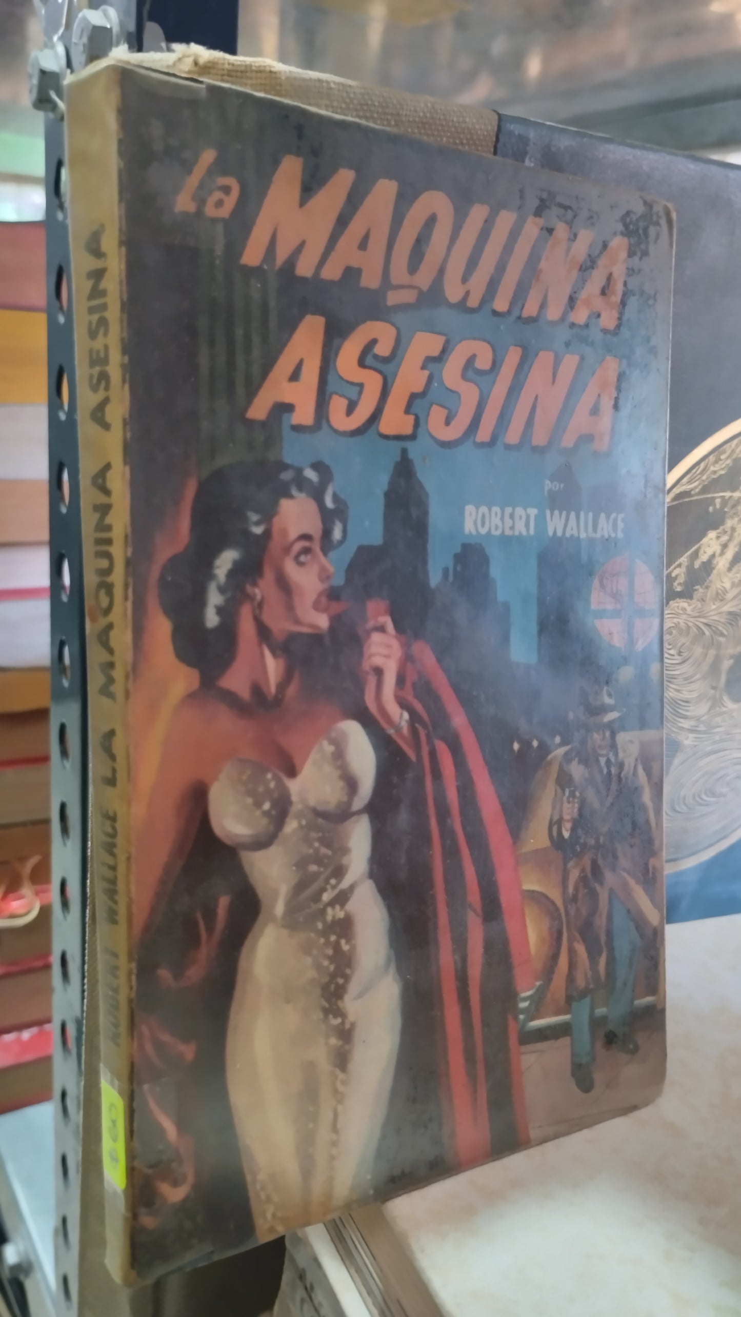 LA MAQUINA ASESINA POR ROBERT WALLACE LIBRO USADO NOVELAS ALDAMA