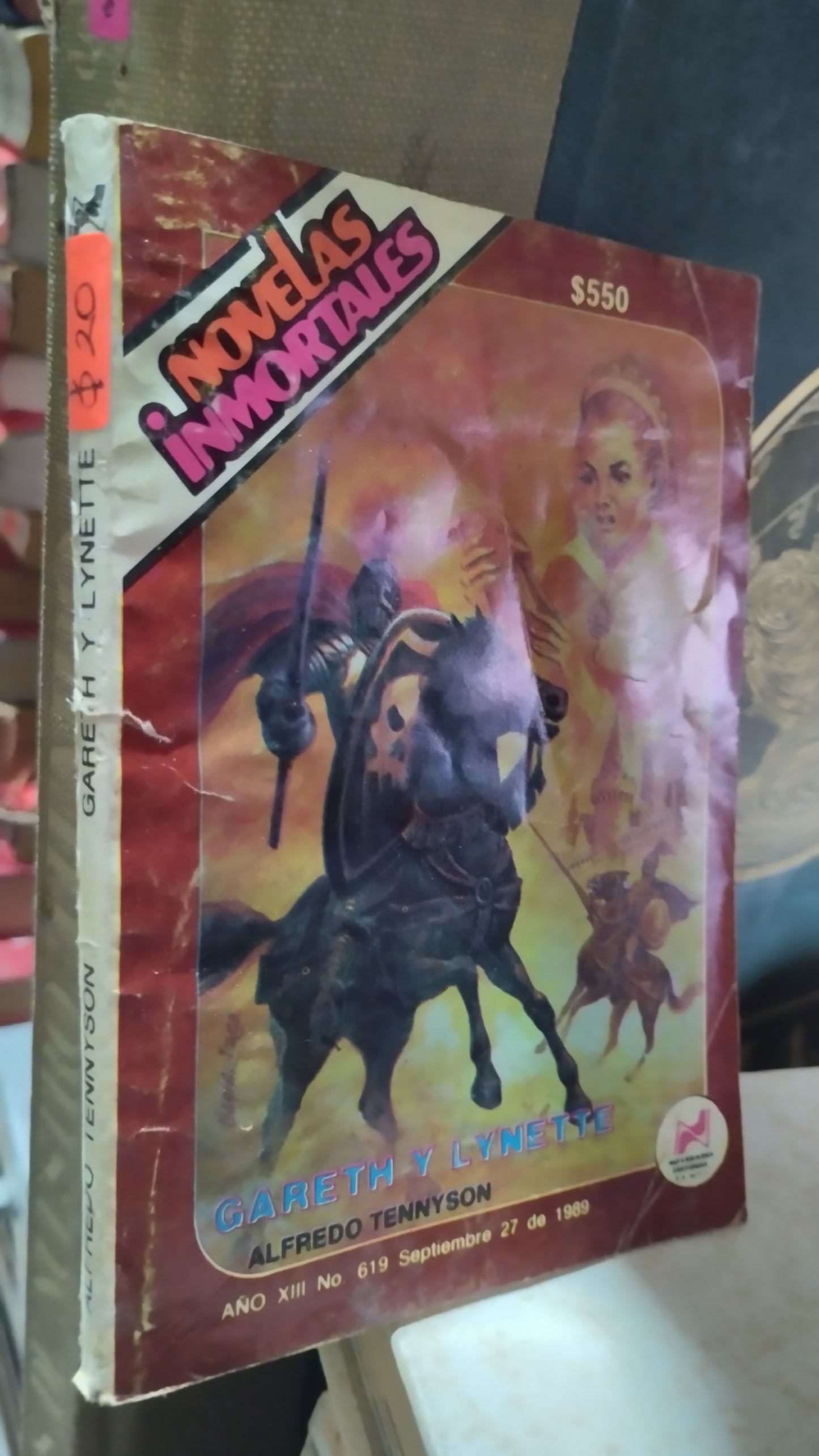 GARETH Y LYNETTE POR ALDREDO TENNYSON LIBRO USADO NOVELAS ALDAMA