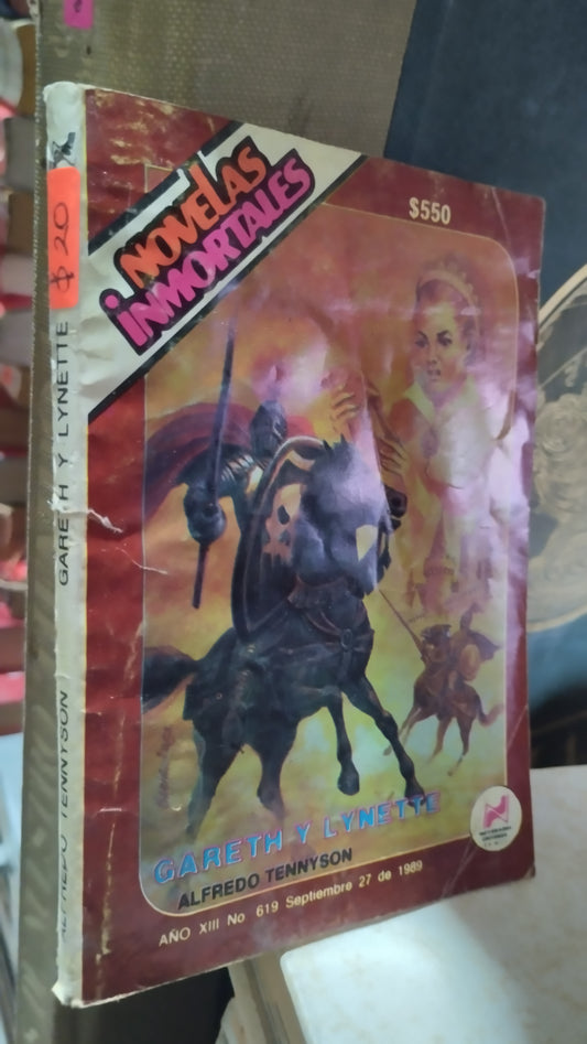 GARETH Y LYNETTE POR ALDREDO TENNYSON LIBRO USADO NOVELAS ALDAMA