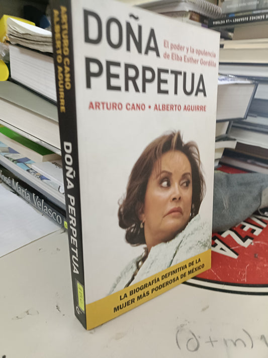DOÑA PERPETUA EL PODER Y LA OPULENCIA DE ELBA ESTHER GORDILLO POR ARTURO CANO Y ALBERTO AGUIRRE USADO POLÍTICA LITERARIO 207