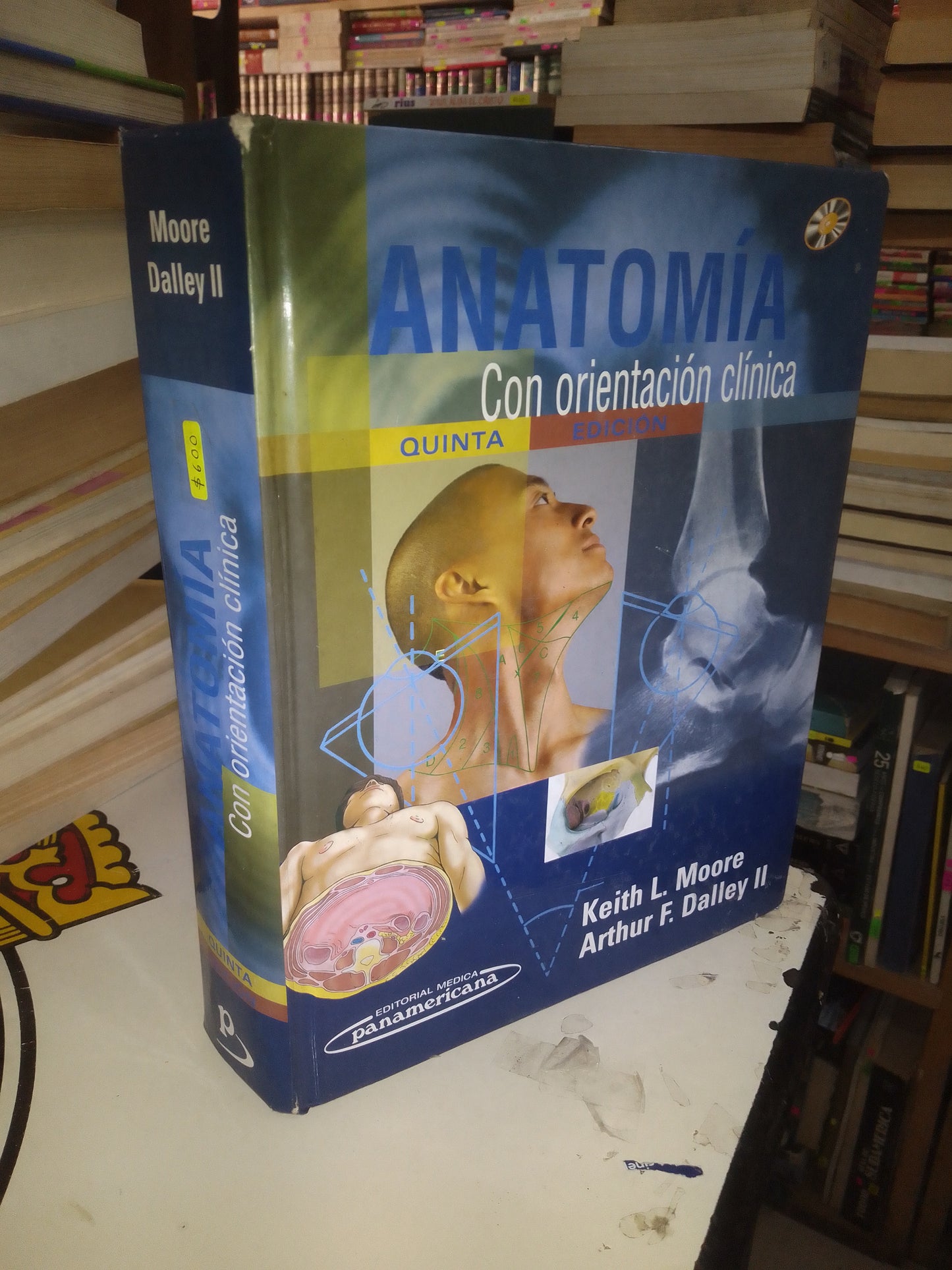 ANATOMIA CON ORIENTACIÓN CLÍNICA POR KEITH L. MOORE Y ARTHUR F. DALLEY II USADO MEDICINA LITERARIO 207