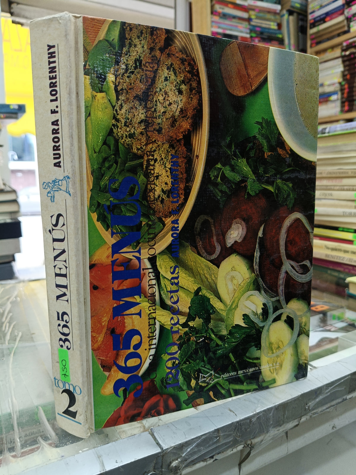 365 MENUS POR AURORA F. LORENTHY USADO COCINA JUAREZ 507
