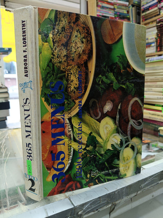 365 MENUS POR AURORA F. LORENTHY USADO COCINA JUAREZ 507