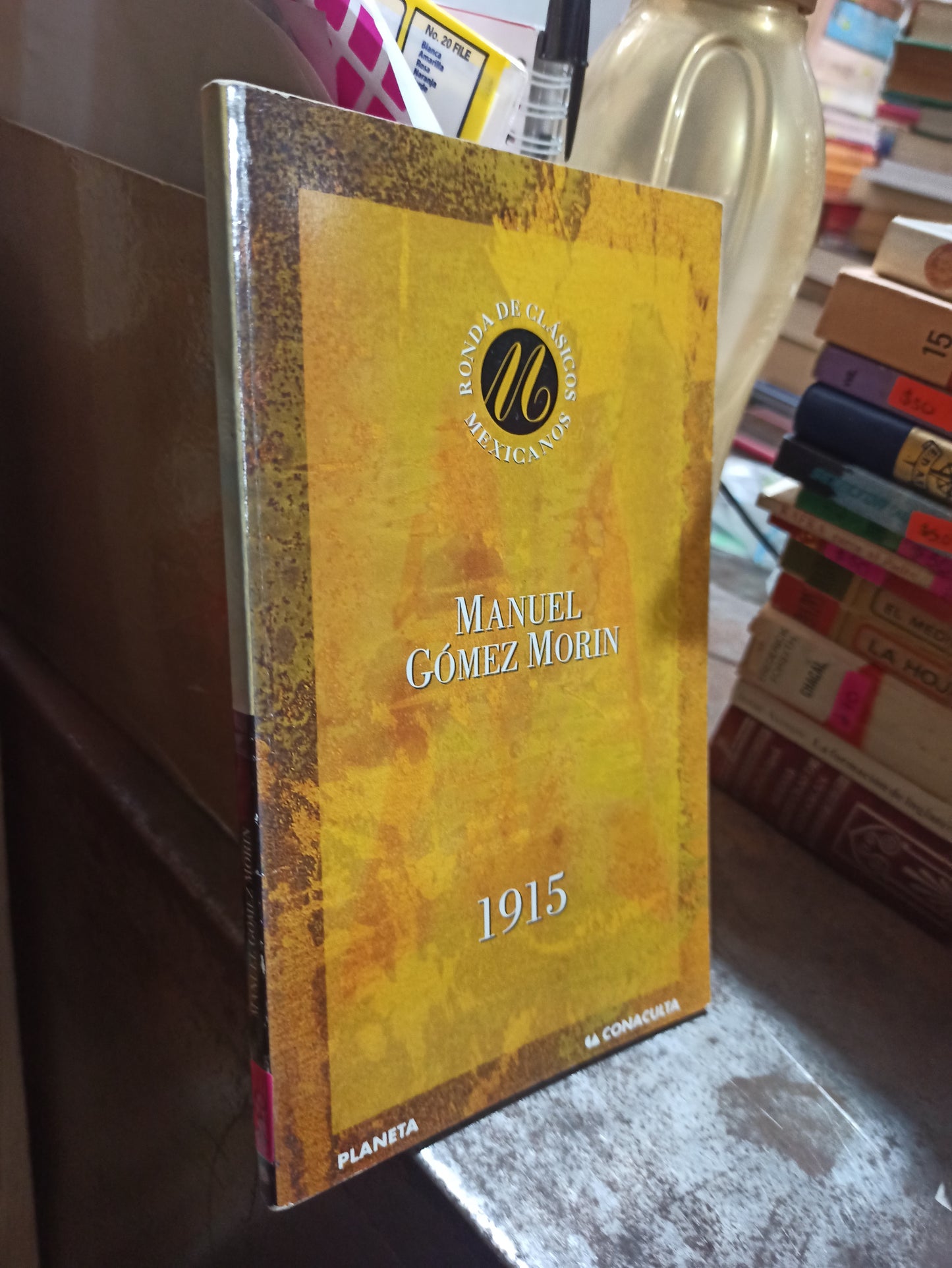 1915 POR MANUEL GOMEZ MORIN USADO NOVELAS ALDAMA