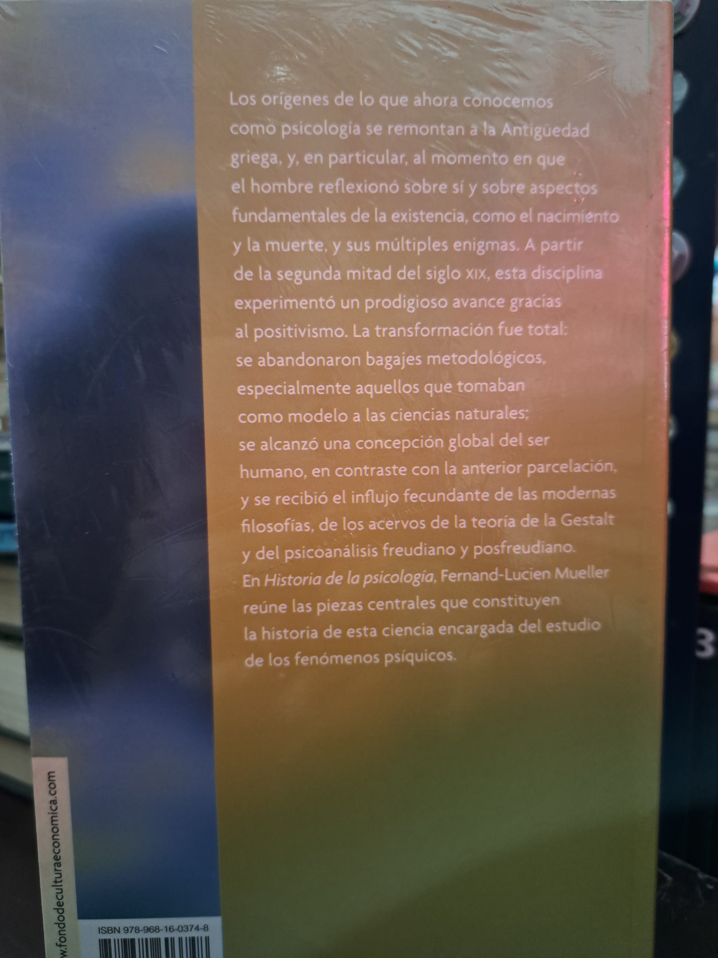HISTORIA DE LA PSICOLOGÍA DE LA ANTIGÜEDAD A NUESTROS DÍAS FERNAND-LUCIEN MUELLER NUEVO PSICOLOGÍA LITERARIO 305