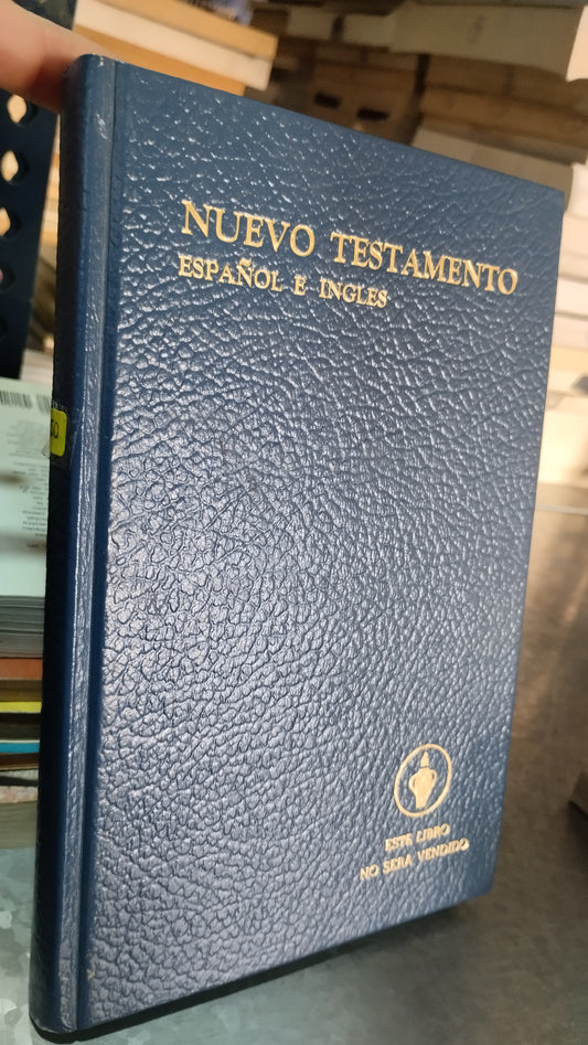 EL NUEVO TESTAMENTO ESPAÑOL INGLES LIBRO USADO RELIGION ALDAMA
