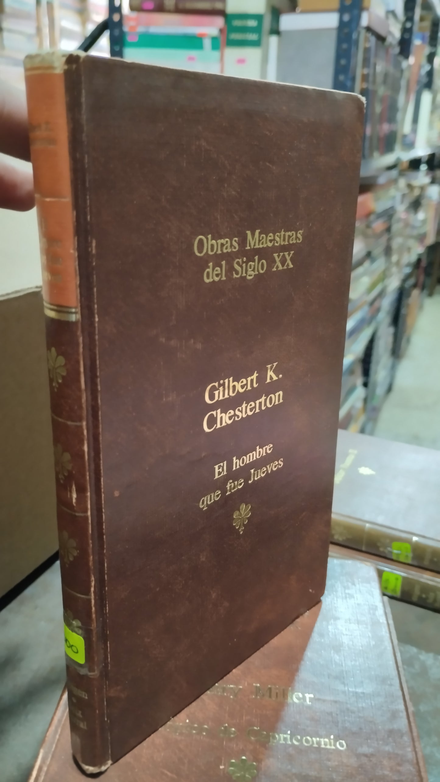 EL HOMBRE QUE FUE JUEVES POR GILBERT K CHESTERTON LIBRO USADO NOVELAS ALDAMA