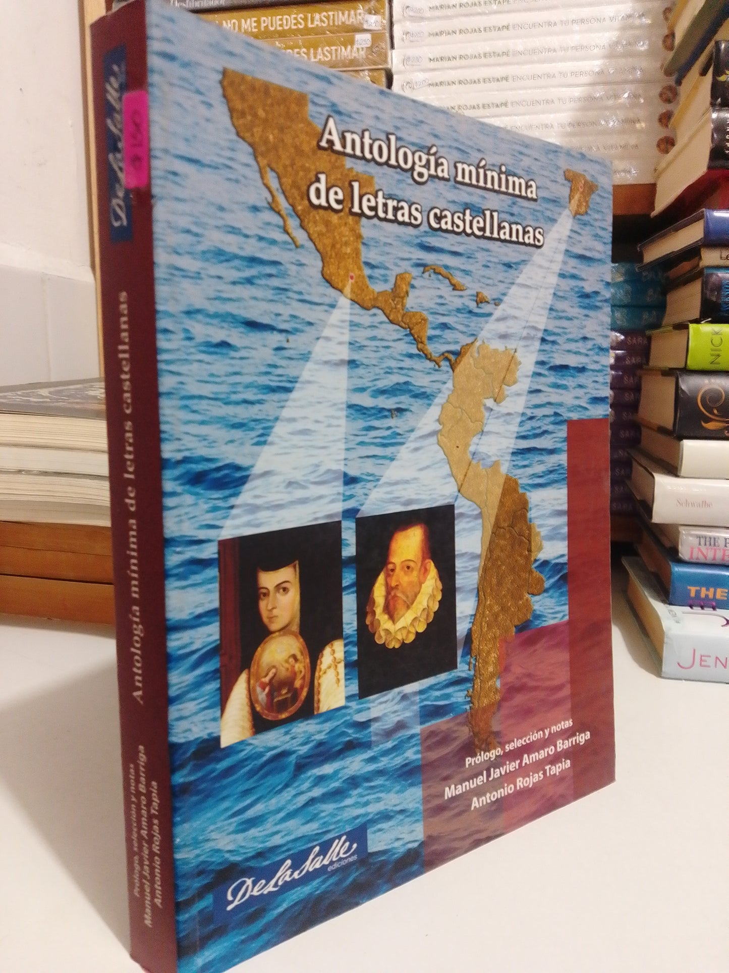 ANTOLOGÍA MÍNIMA DE LAS LETRAS CASTELLANAS POR MANUEL JAVIER AMARO BARRIGA USADO NOVELA JUÁREZ