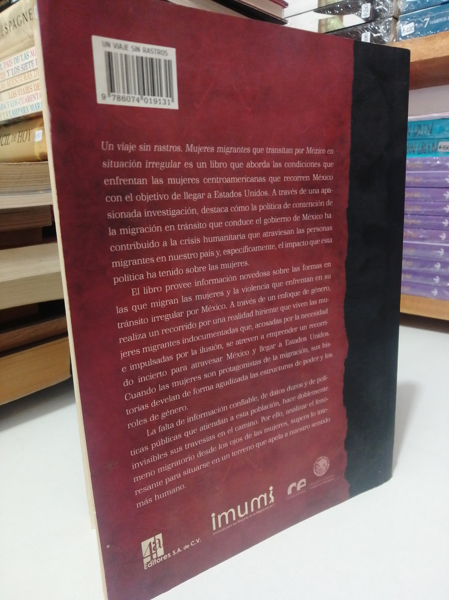 UN VIAJE SIN RASTROS POR GABRIELA DIAZ PRIETO USADO HISTORIA JUÁREZ