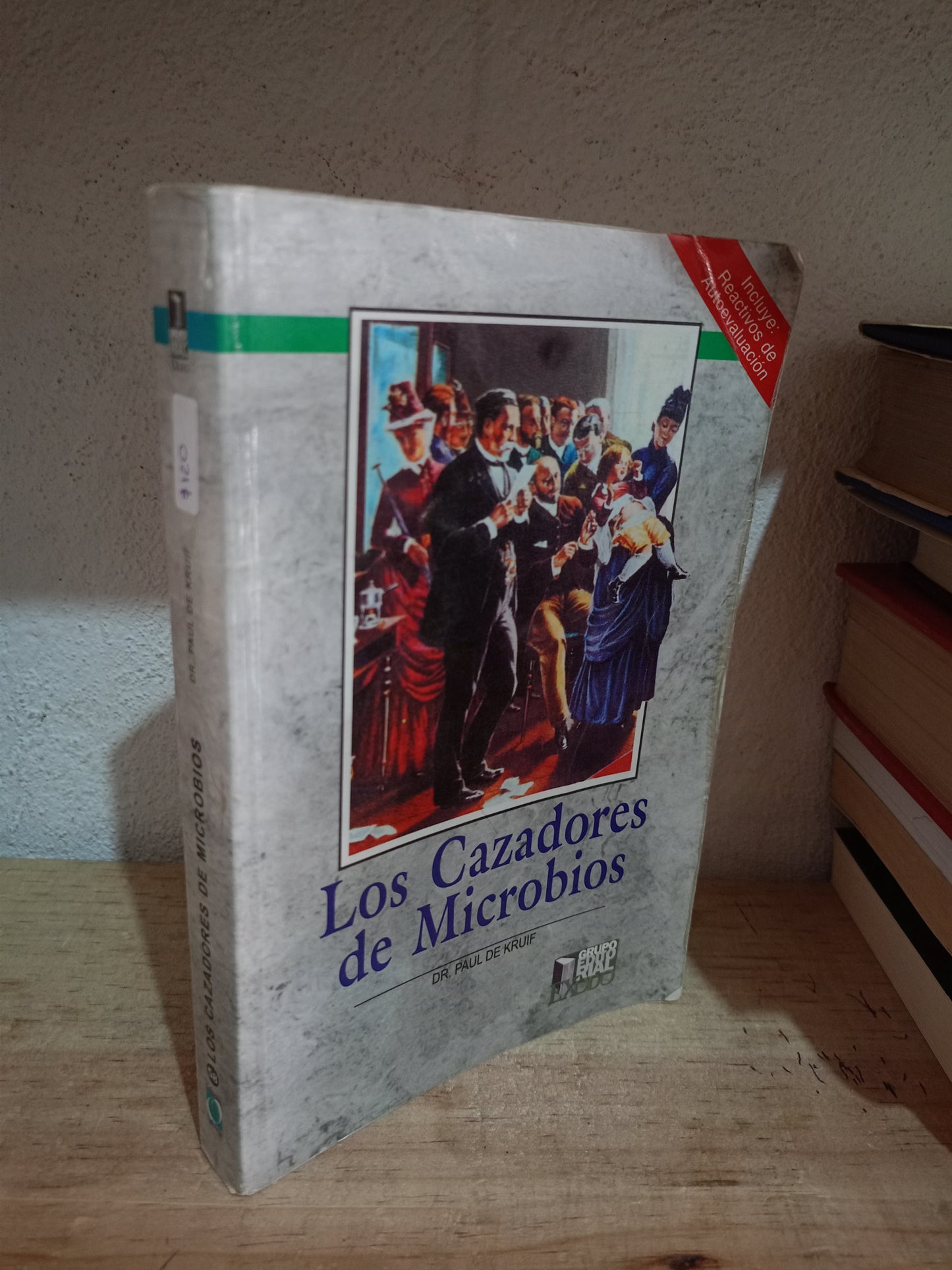 LOS CAZADORES DE MICROBIOS POR PAUL DE KRUIF USADO NOVELA LITERARIO 305