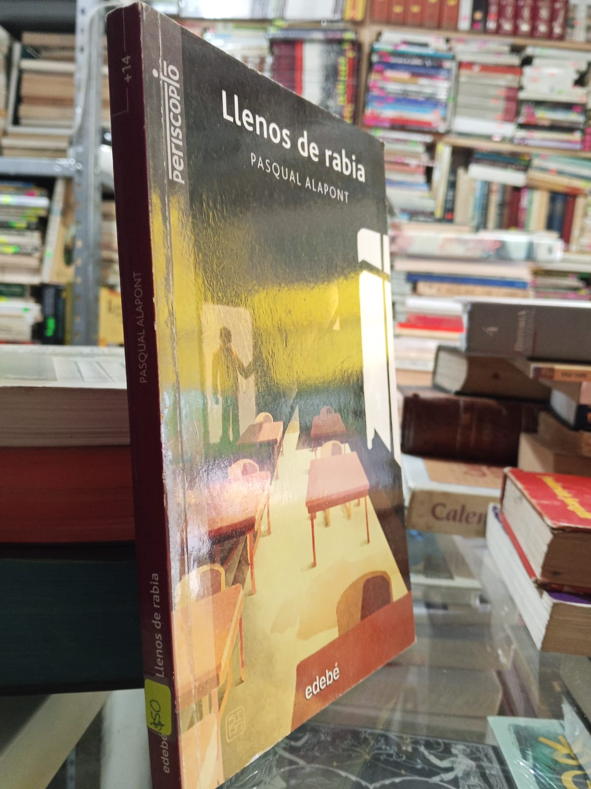 LLENOS DE RABIA DE PASQUAL ALAPONT USADO NOVELA JUAREZ 507
