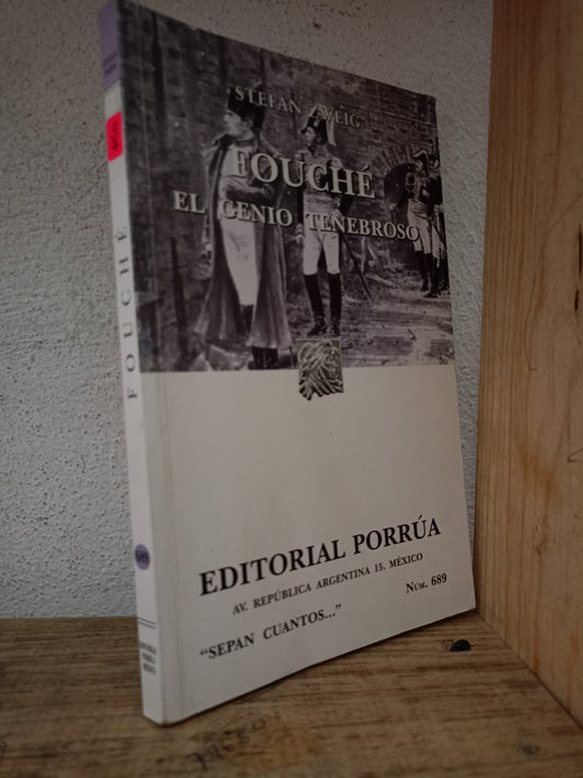 FOUCHE EL SIMIO TENEBROSO STEFAN ZWEIG USADO NOVELA LITERARIA 305